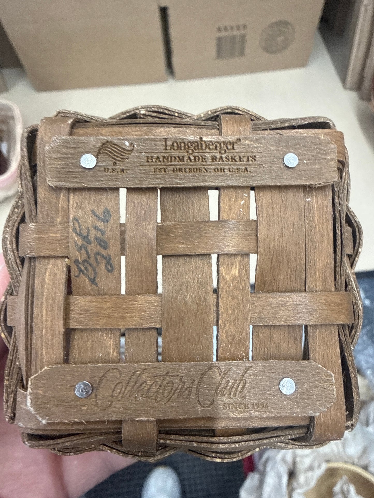 Longaberger collectors club vintage mini berry basket