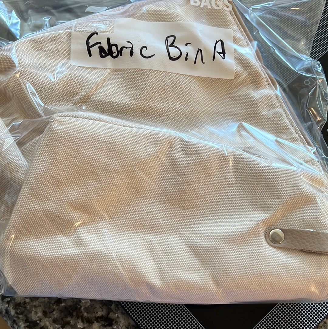 Longaberger fabric bin divider size A in Flax