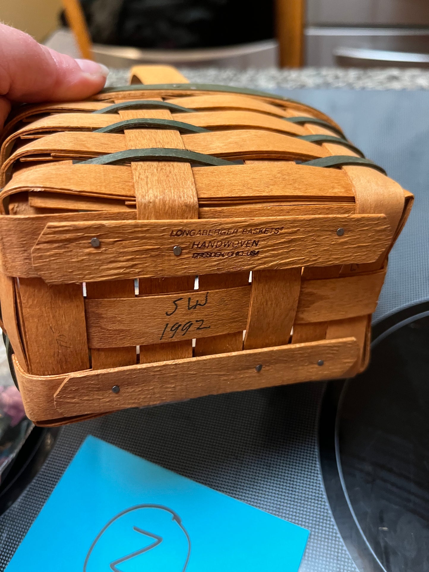 Longaberger 1993 Small Easter Basket with Liner