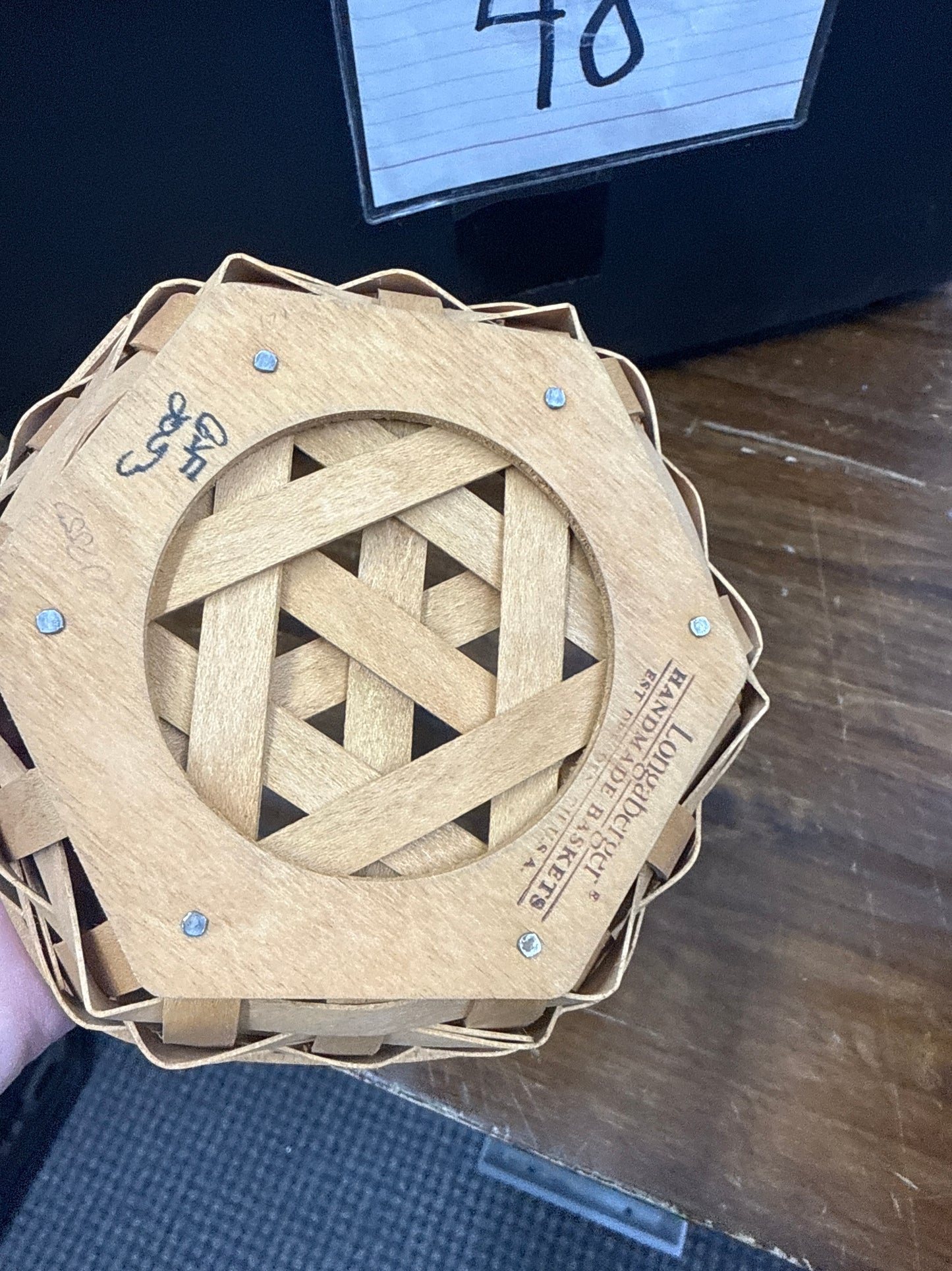 Longaberger sage basket