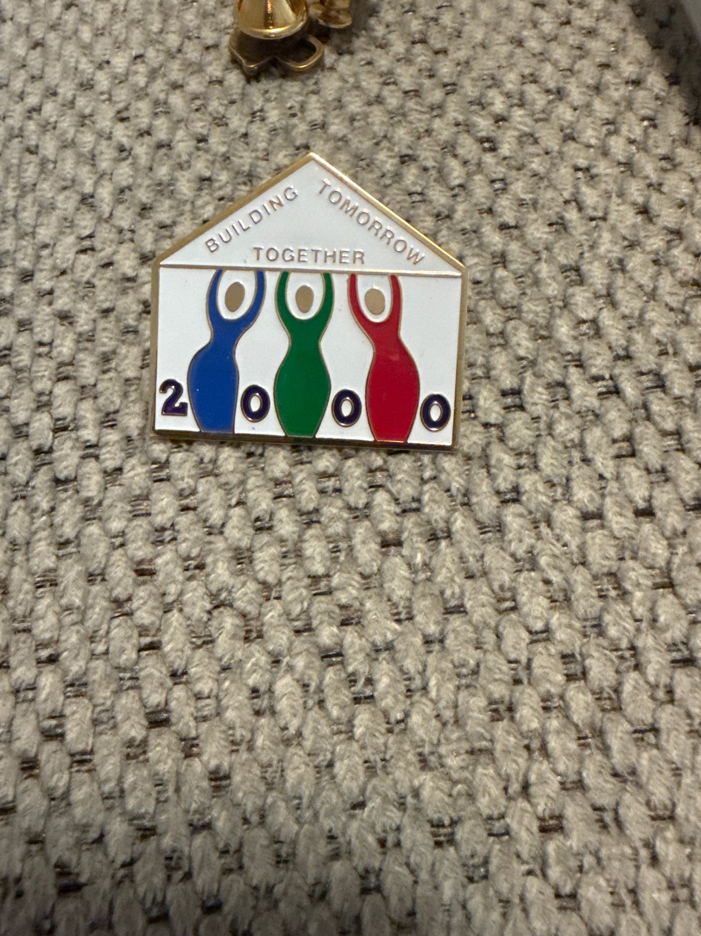 Longaberger building tomorrow together pin