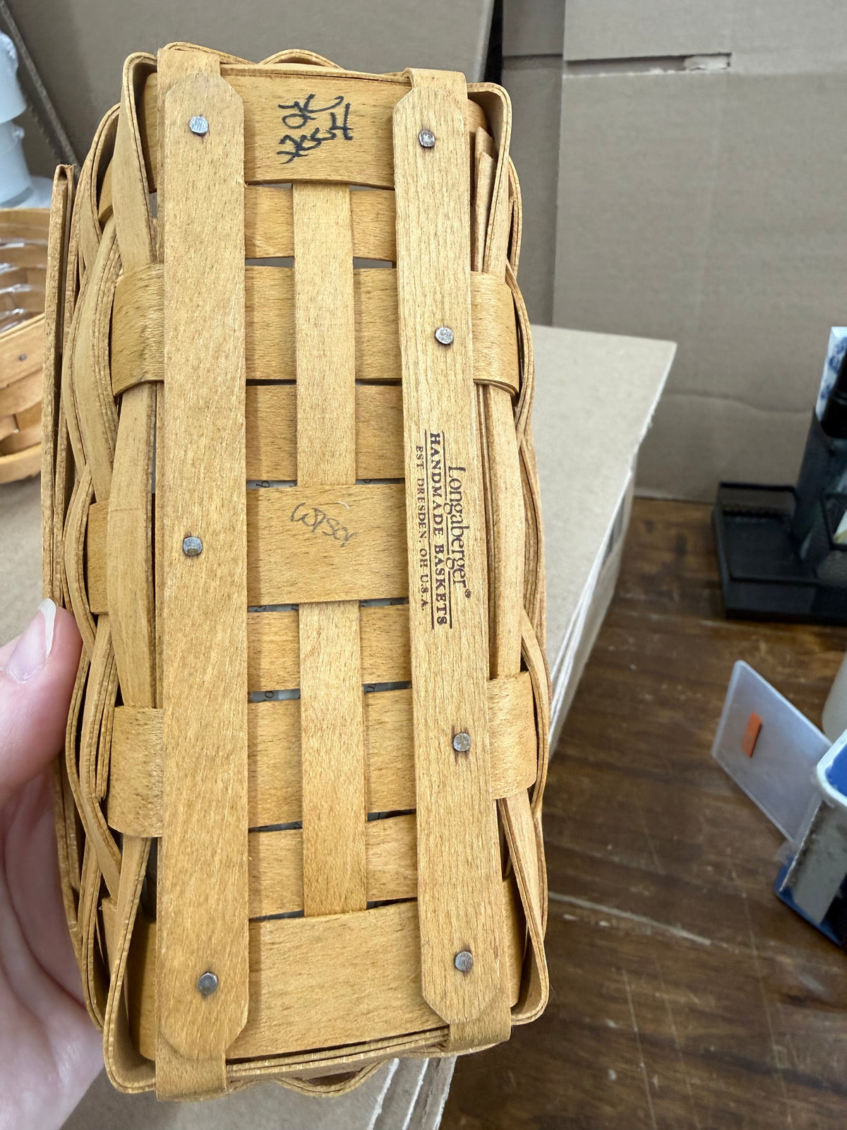 Longaberger thank you basket
