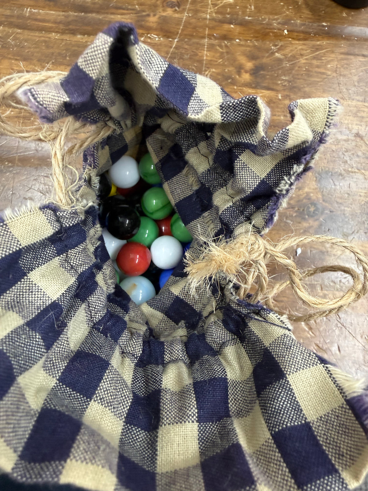 Homestead bag of marbles