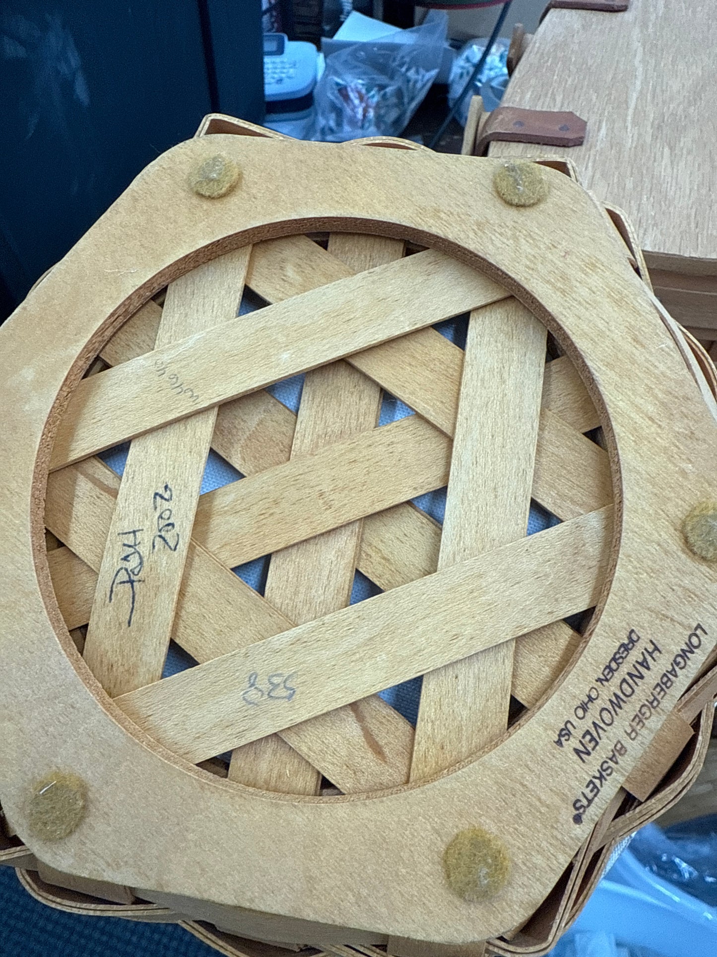 Longaberger generations basket with liner