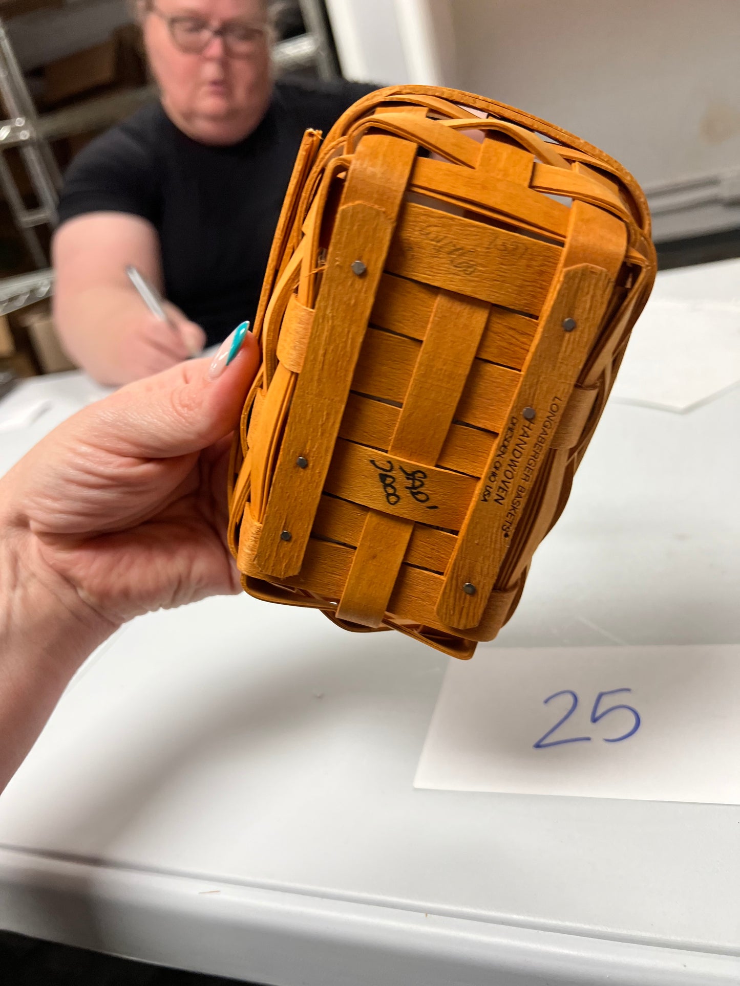 Longaberger parsley basket