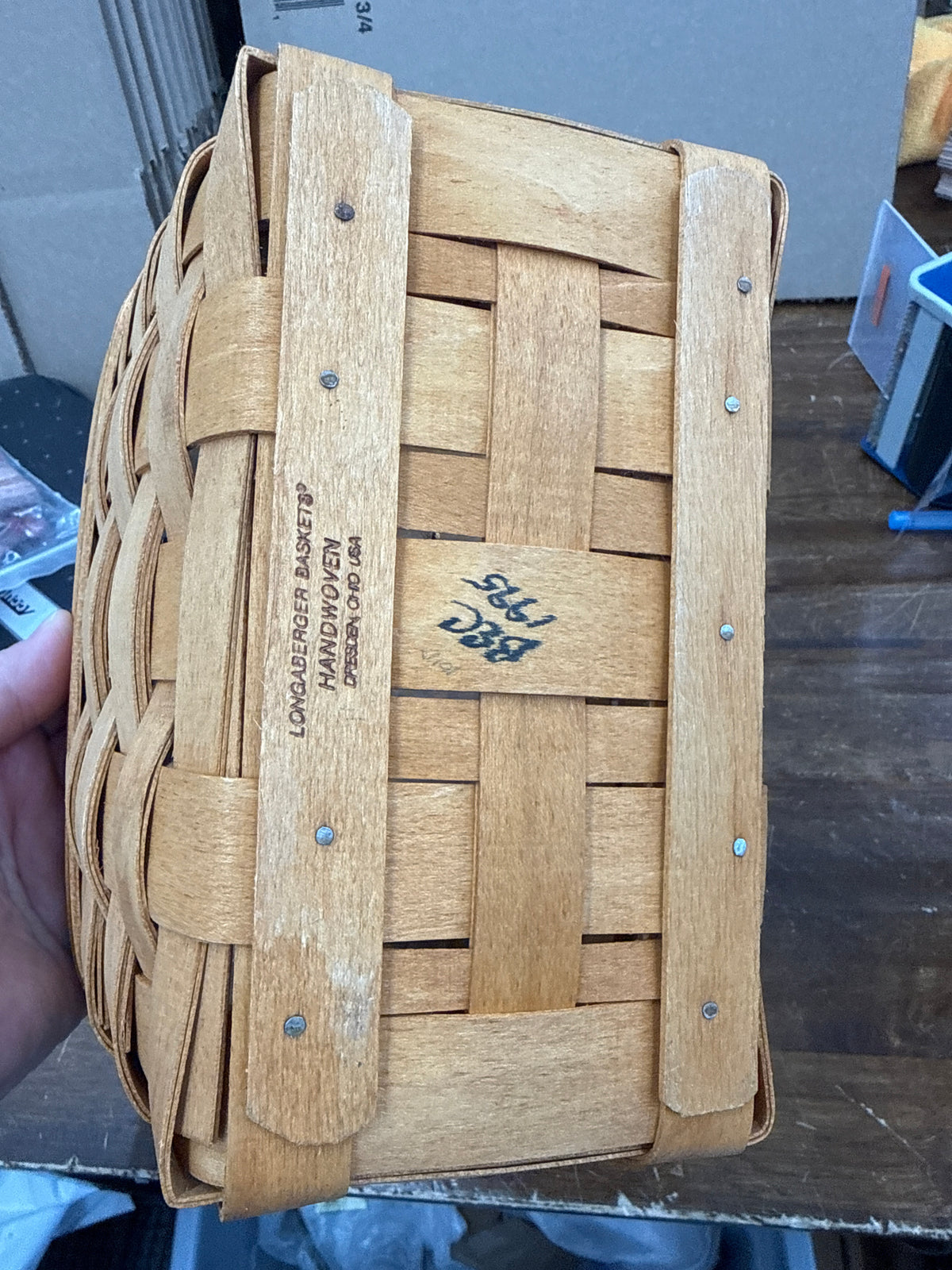 Longaberger recipe basket