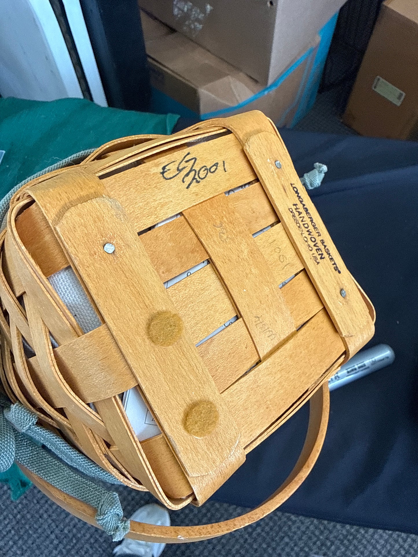 Longaberger 5” measuring with liner and protector