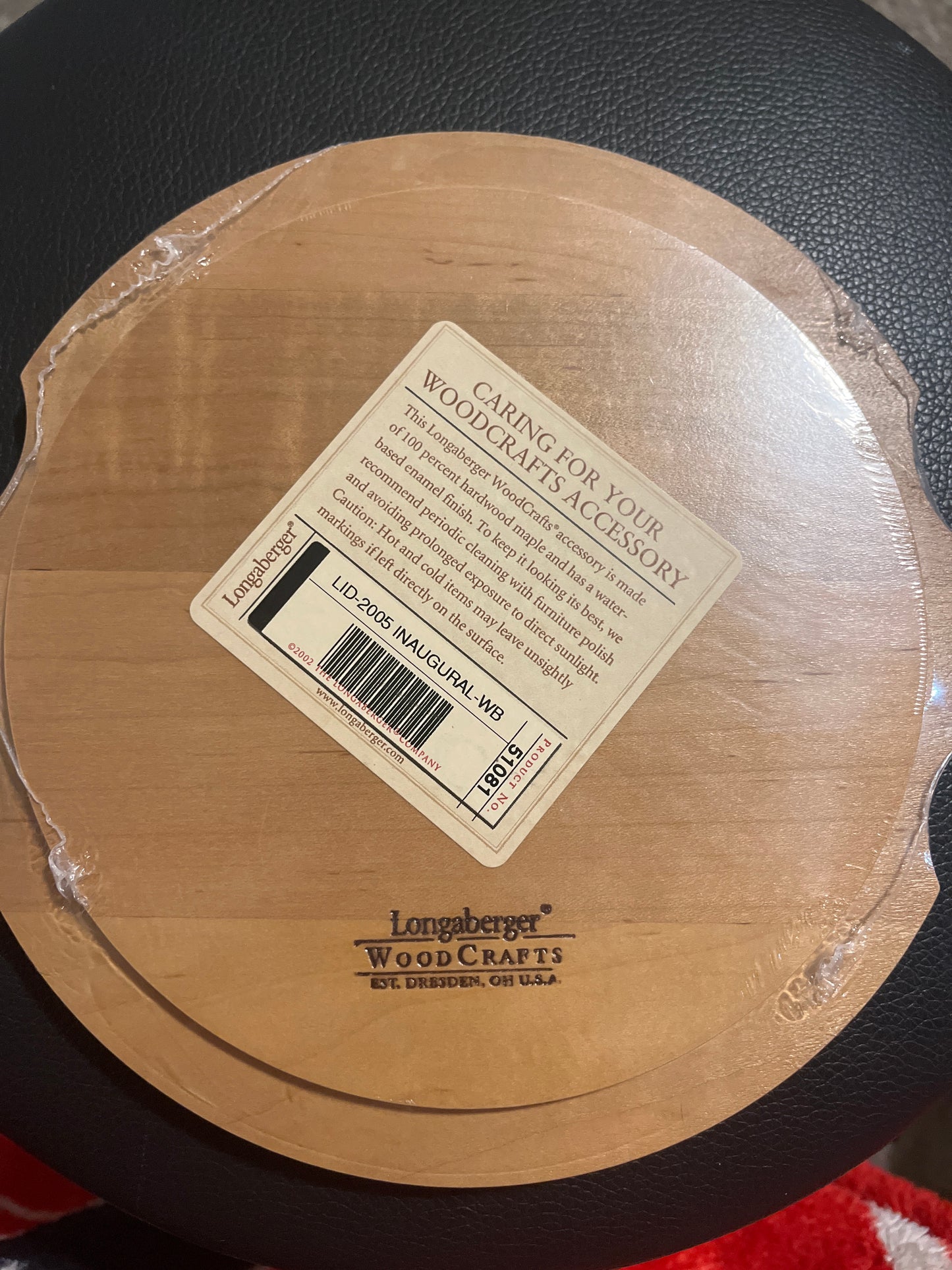 Longaberger 2005 American Eagle lid
