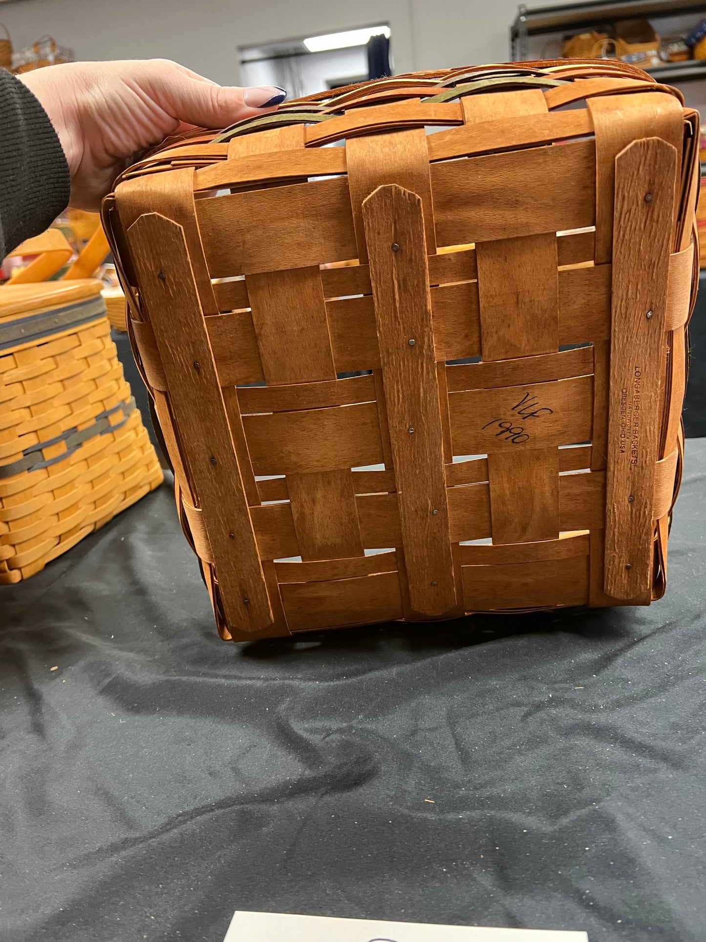 Longaberger woven tradition pie basket