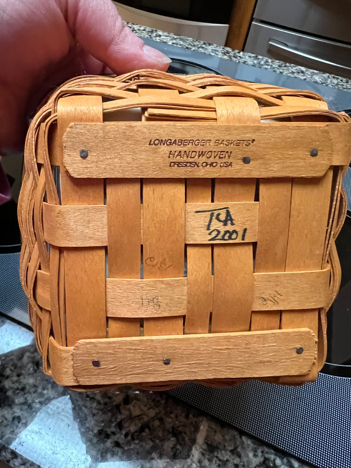 Longaberger Strawberry Basket with Protector