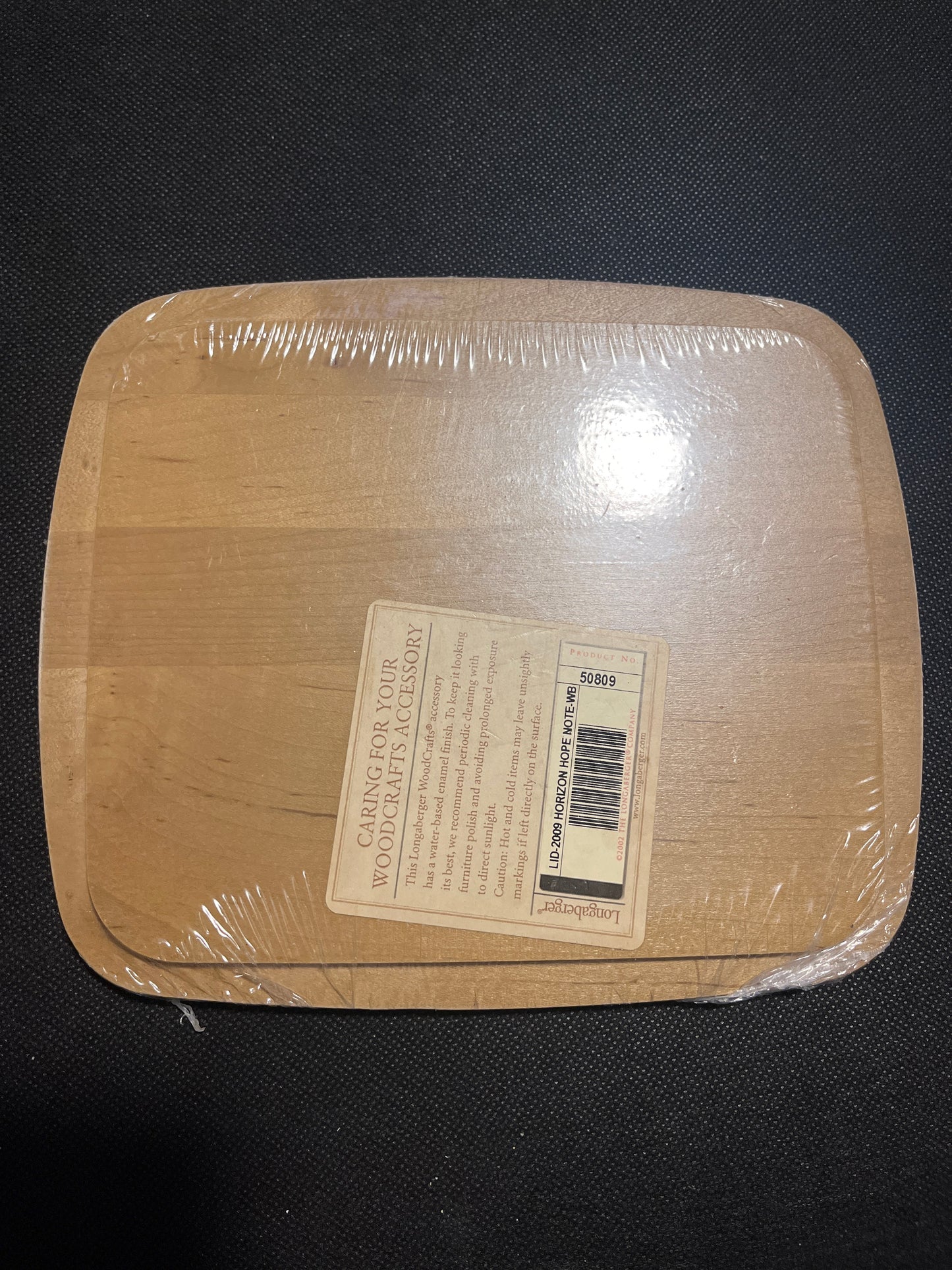 Longaberger 2009 Horizon of Hope note lid
