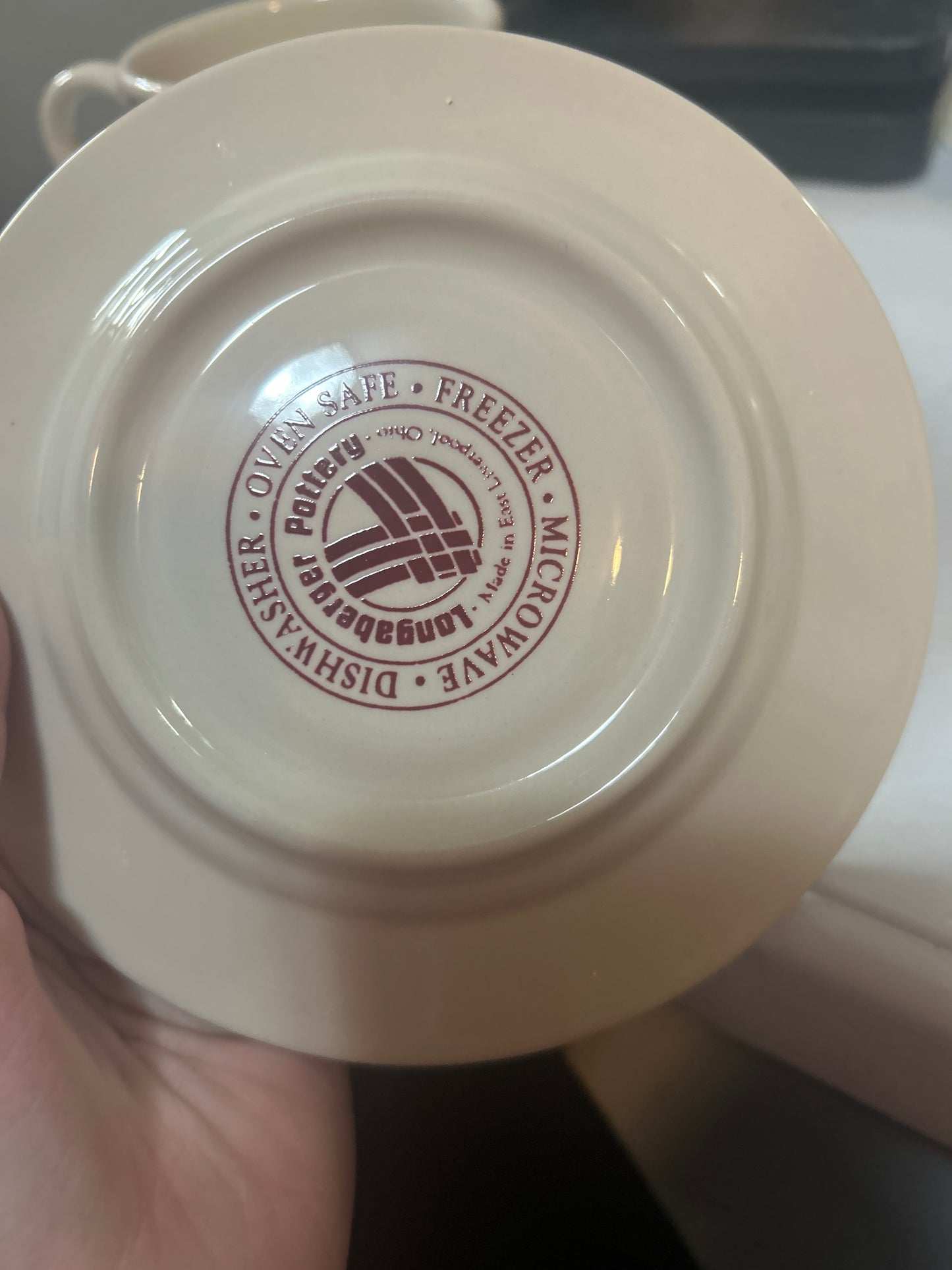 Longerburger tea cup and saucer