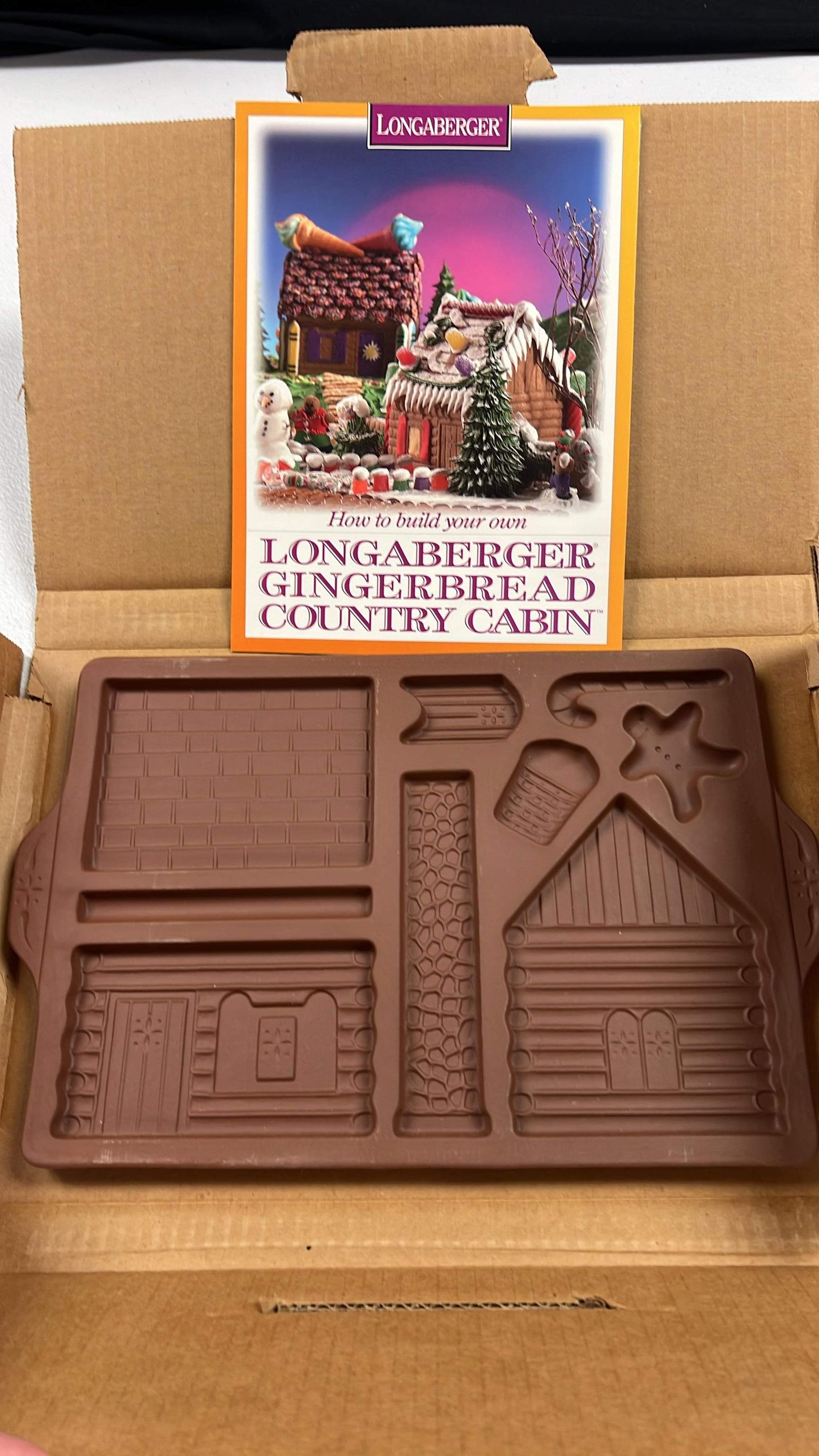 Longaberger Gingerbread Country Cabin Mold