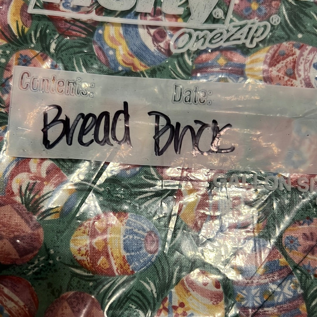 Longaberger bread brick liner in Easter egg