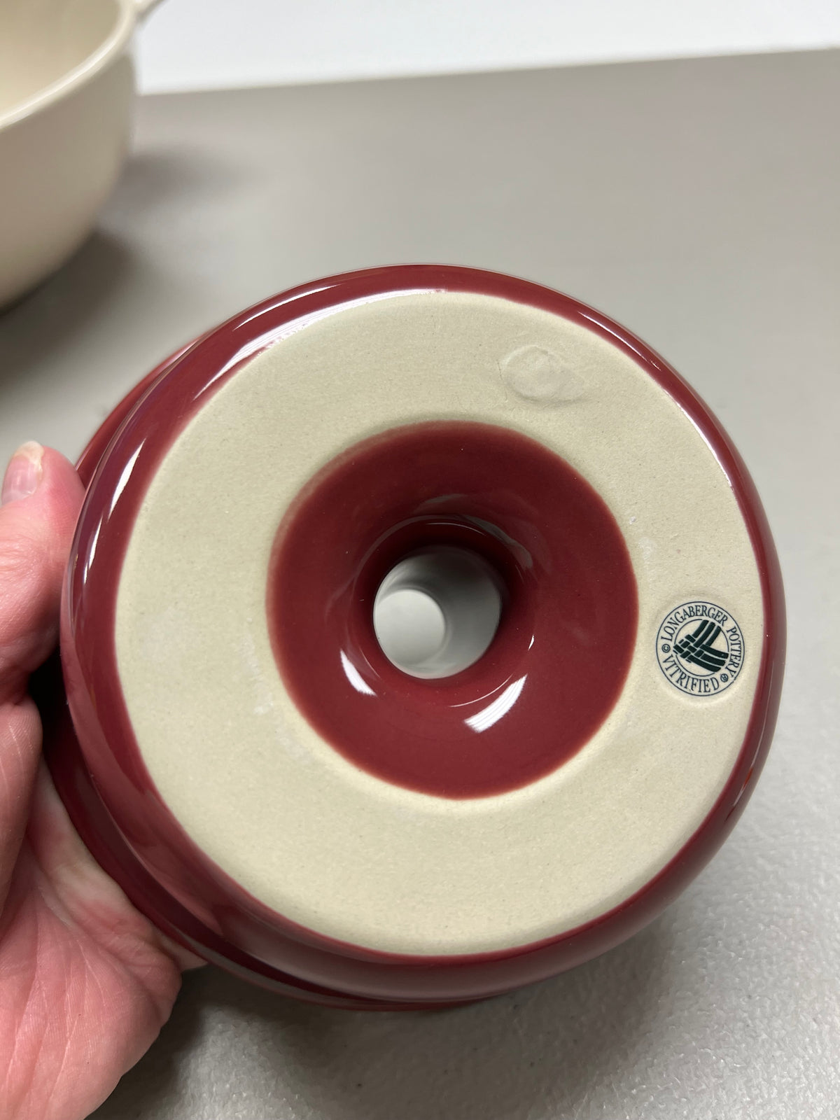 Longaberger single Bundt in paprika