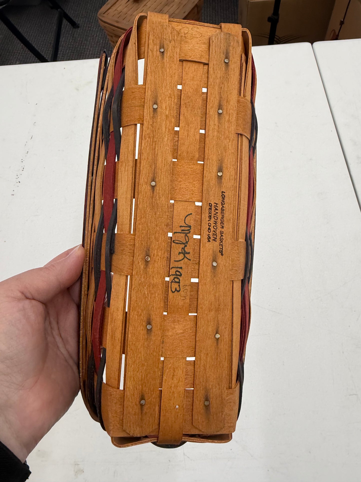 Longaberger cracker basket