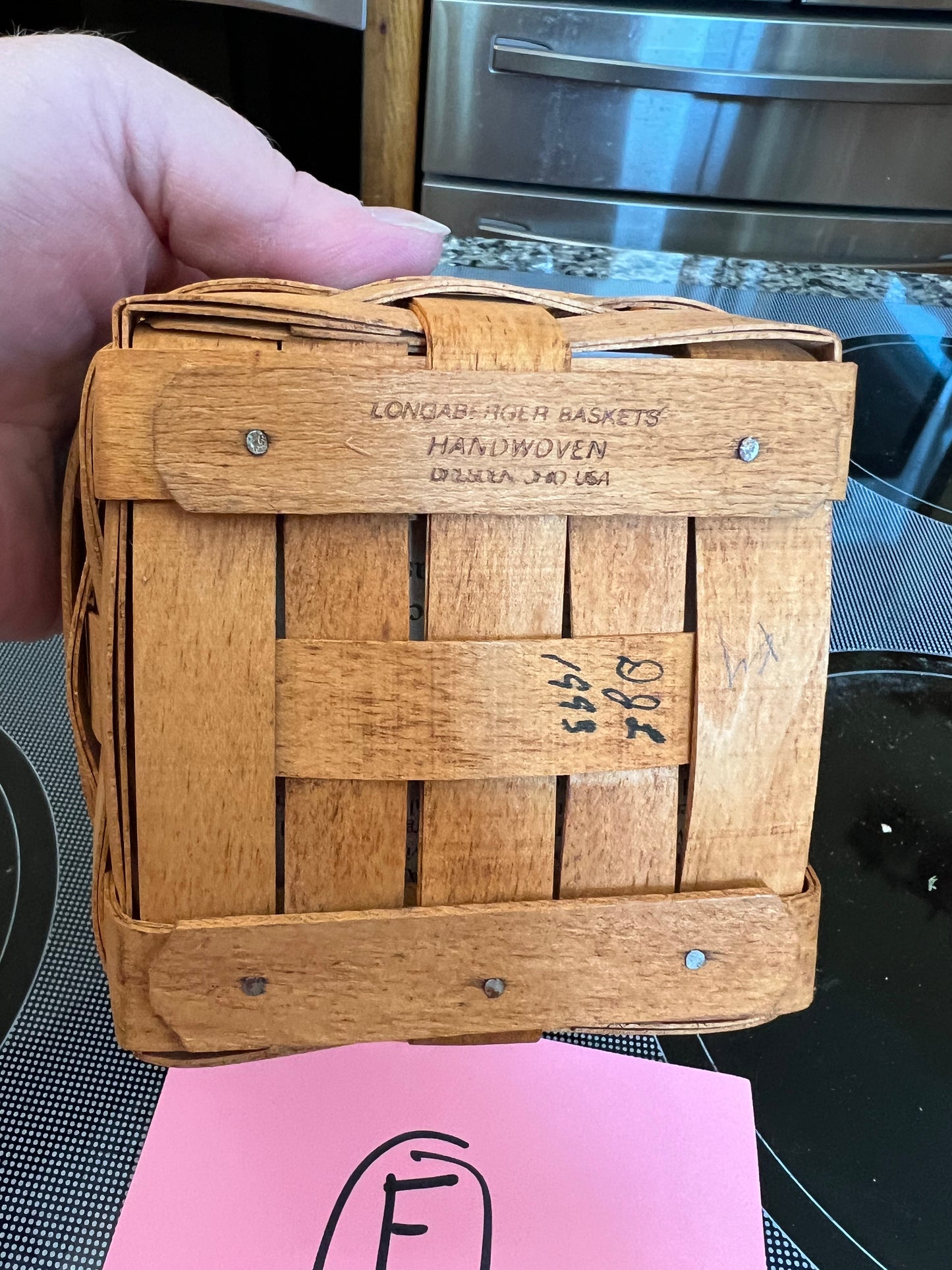 Longaberger sweet basil basket