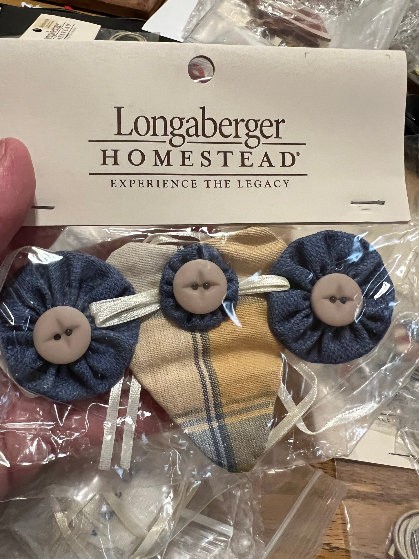 Longaberger homestead tie on