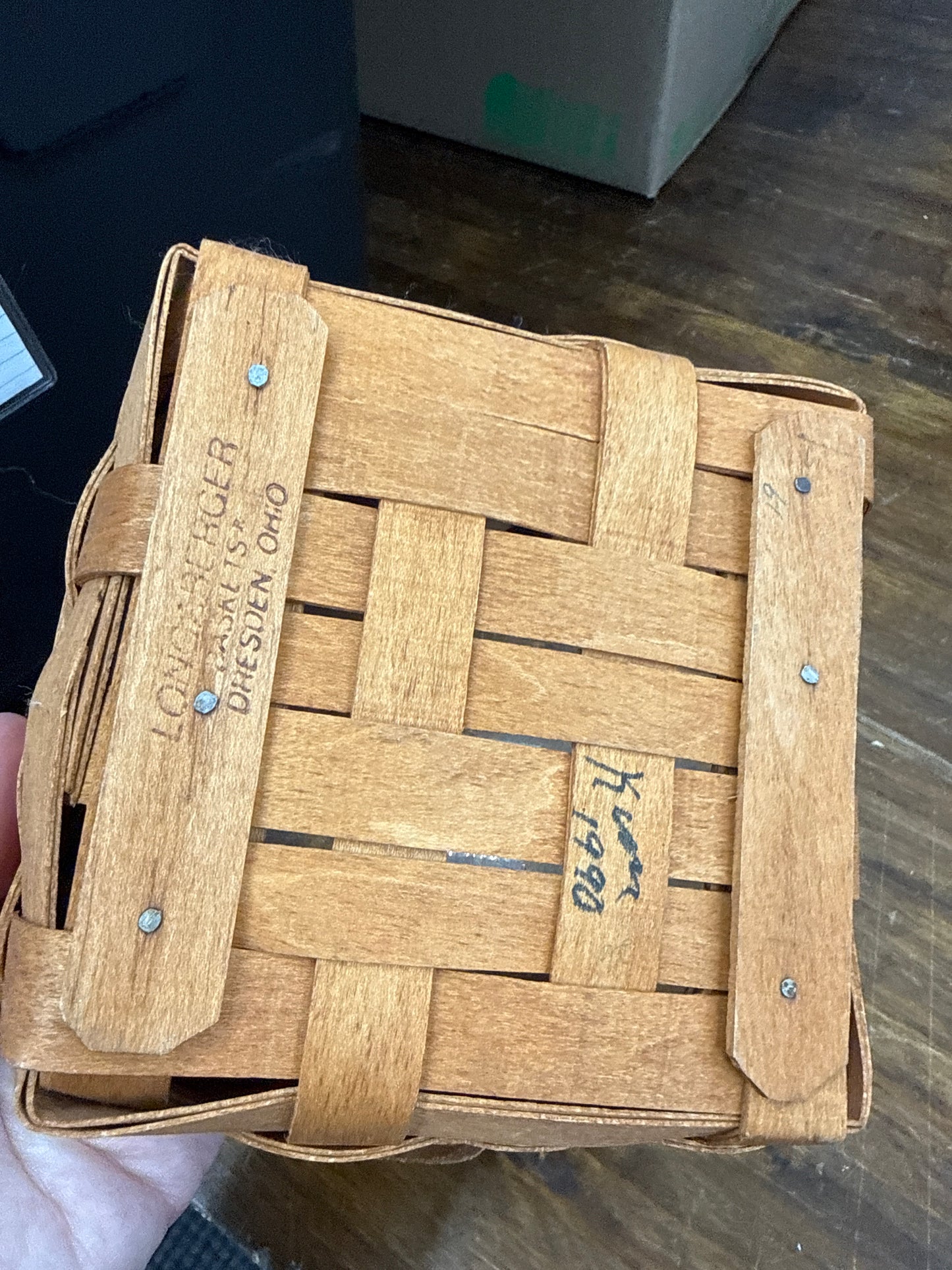 Longaberger basil basket with protector