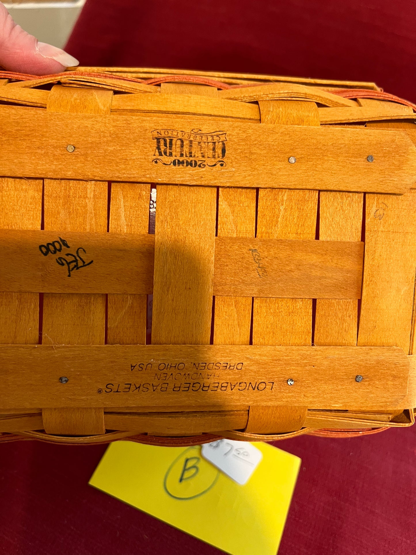 Longaberger Early Blossom Mother’s Day with protector