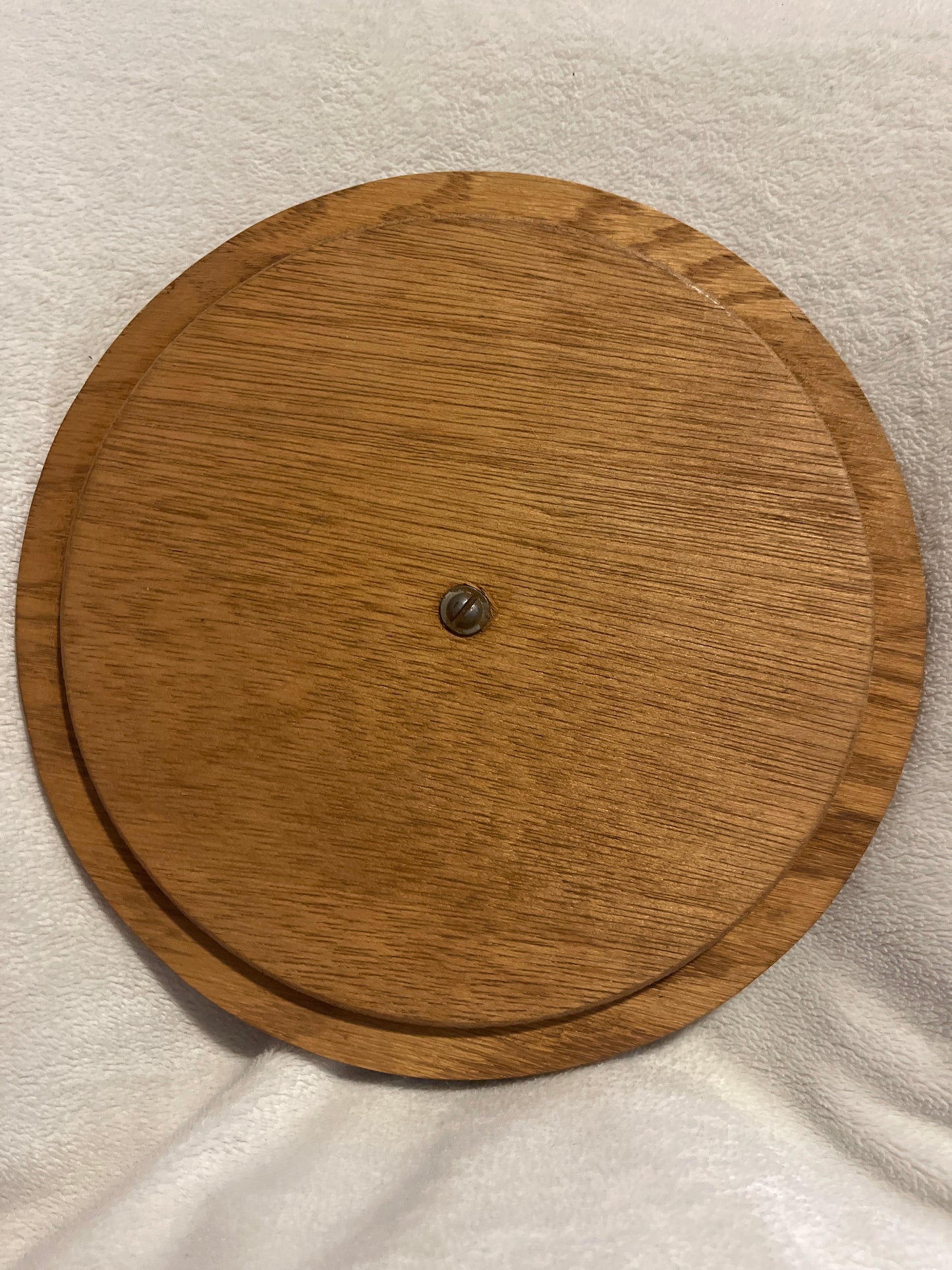 8” round wooden lid
