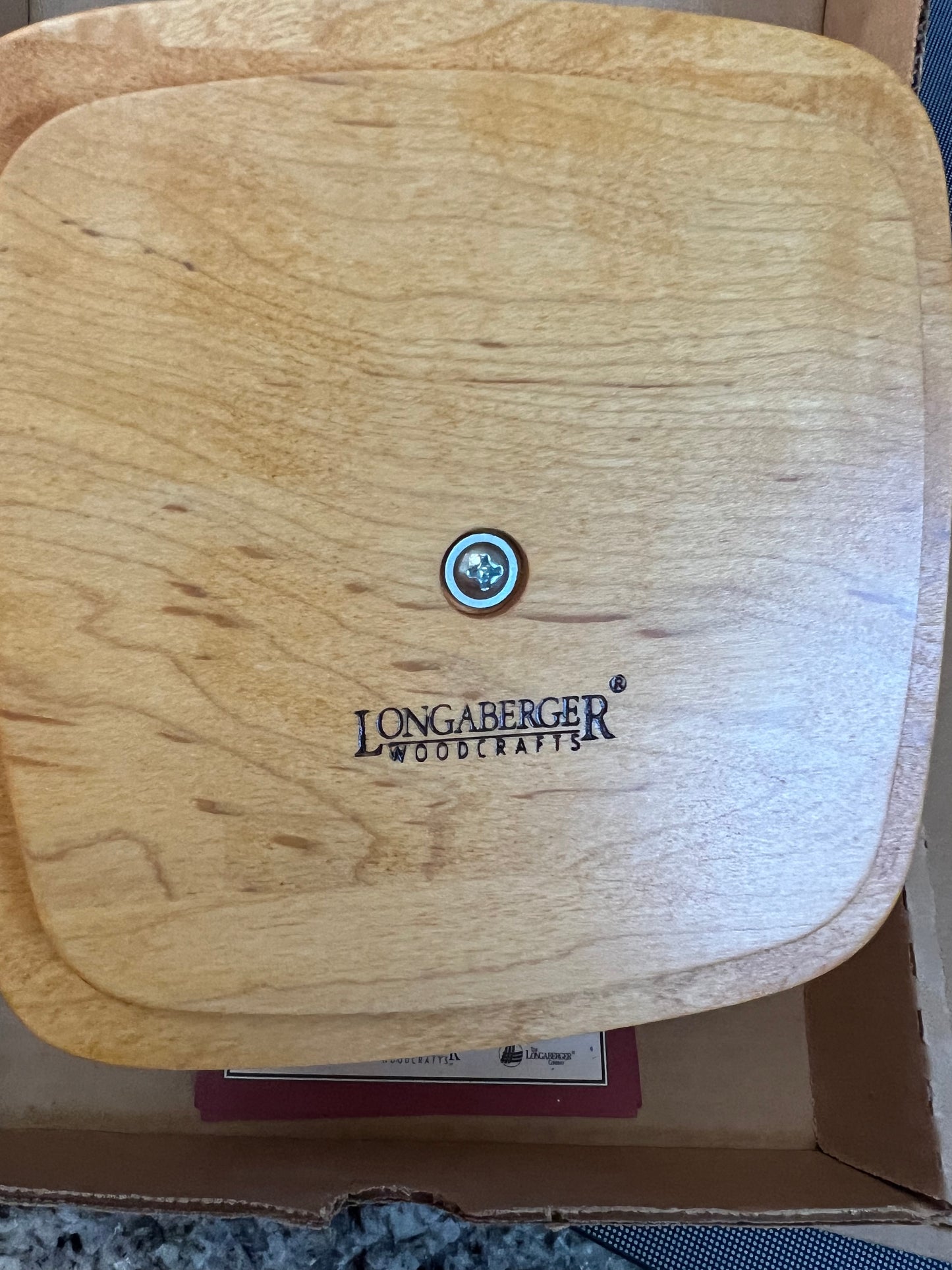 Longaberger 1998 Father’s Day lid