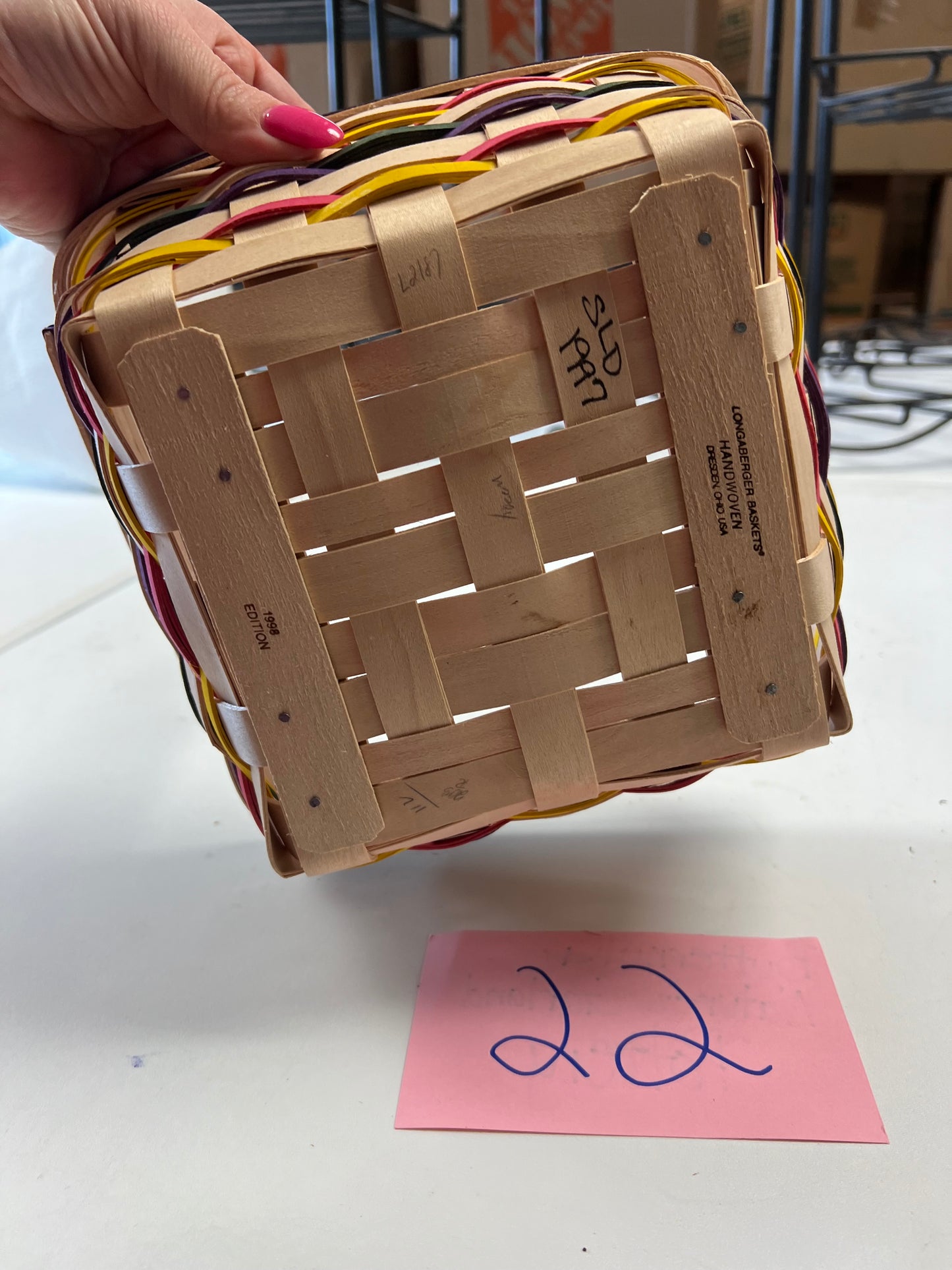 Longaberger 1997 Easter basket