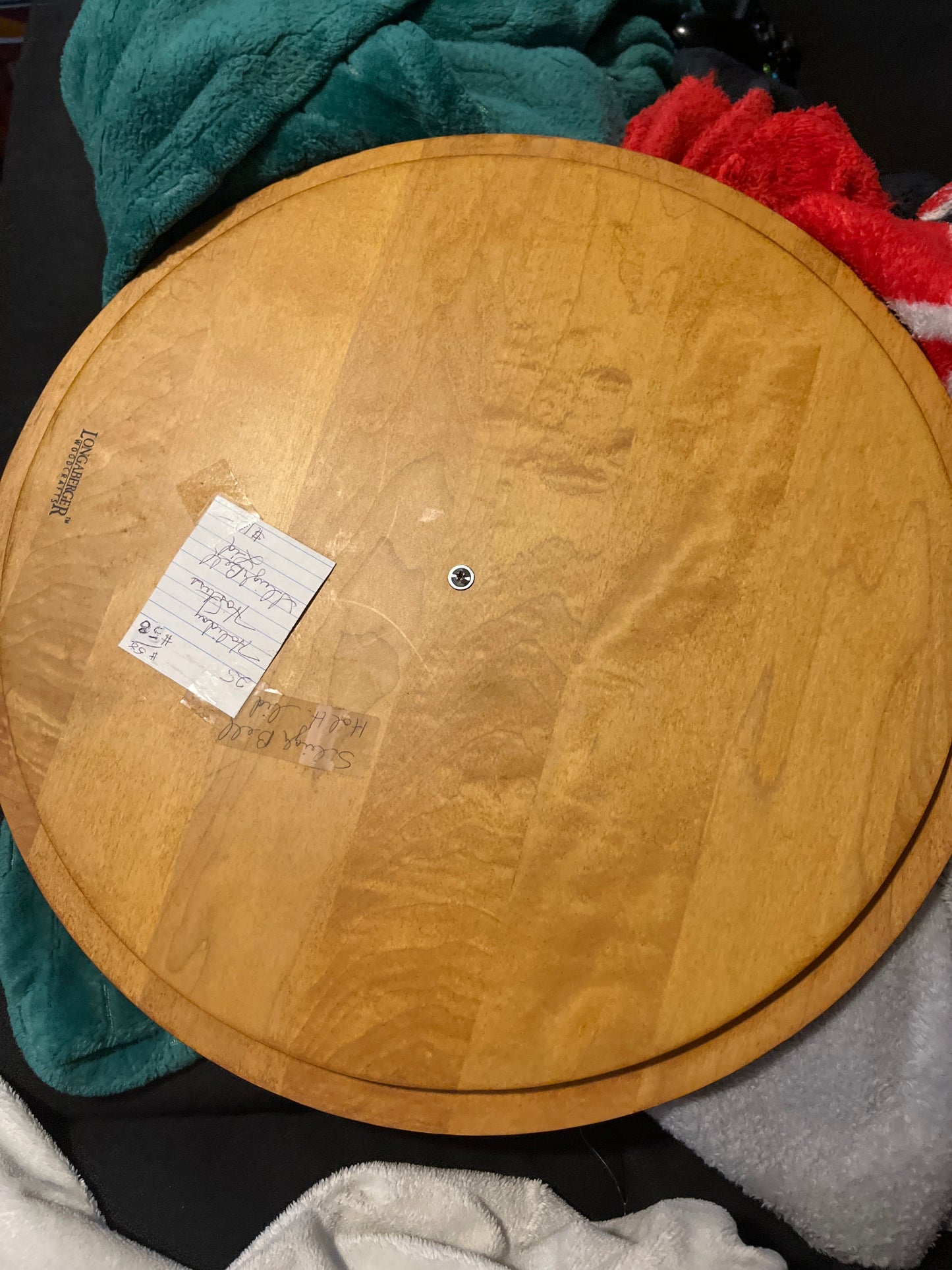 Longaberger Holiday Hostess Sleigh Bell lid