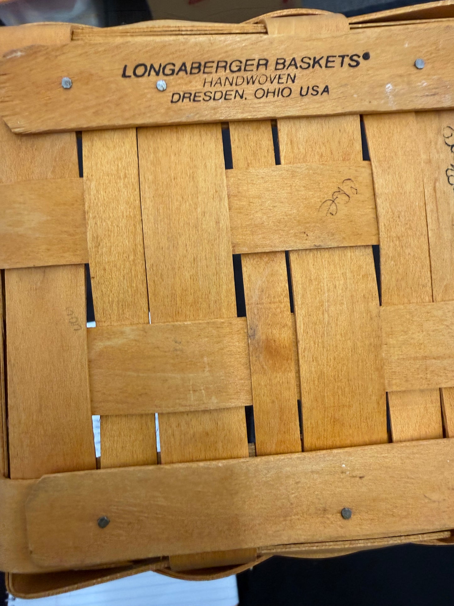 Longaberger large berry basket