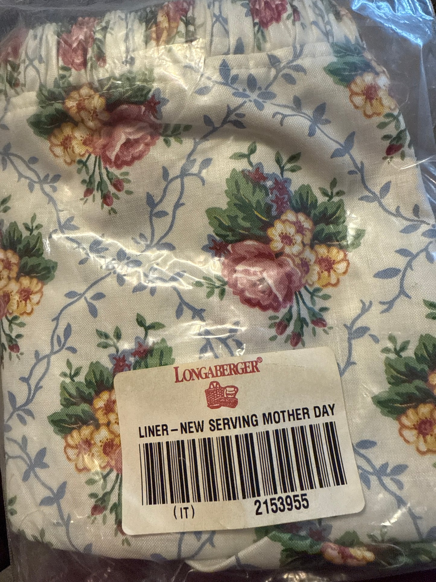 Longaberger new serving liner in Mother’s Day