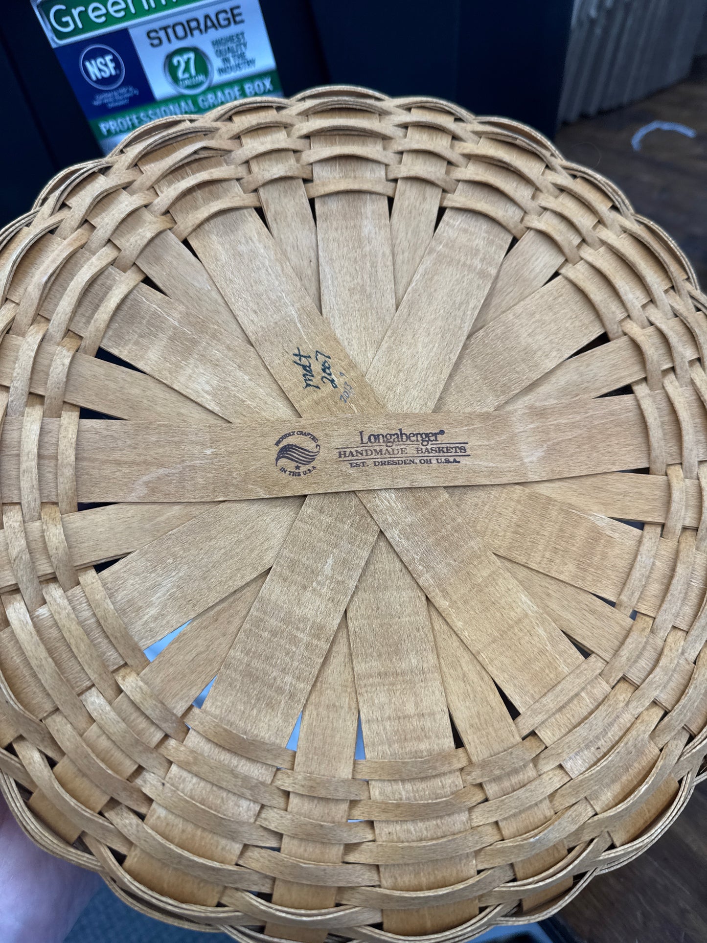 Longaberger keeping basket