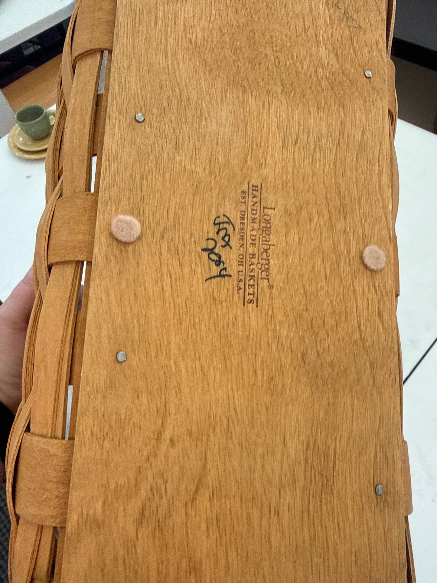 Longaberger catalog with protector