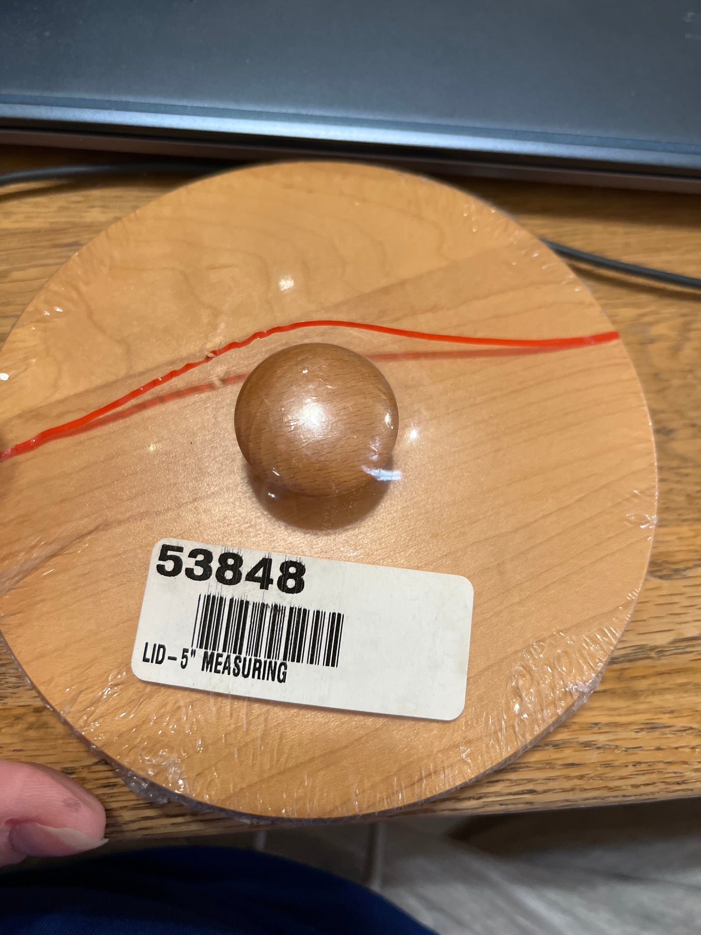 Longaberger 5” measuring lid (may be in box)
