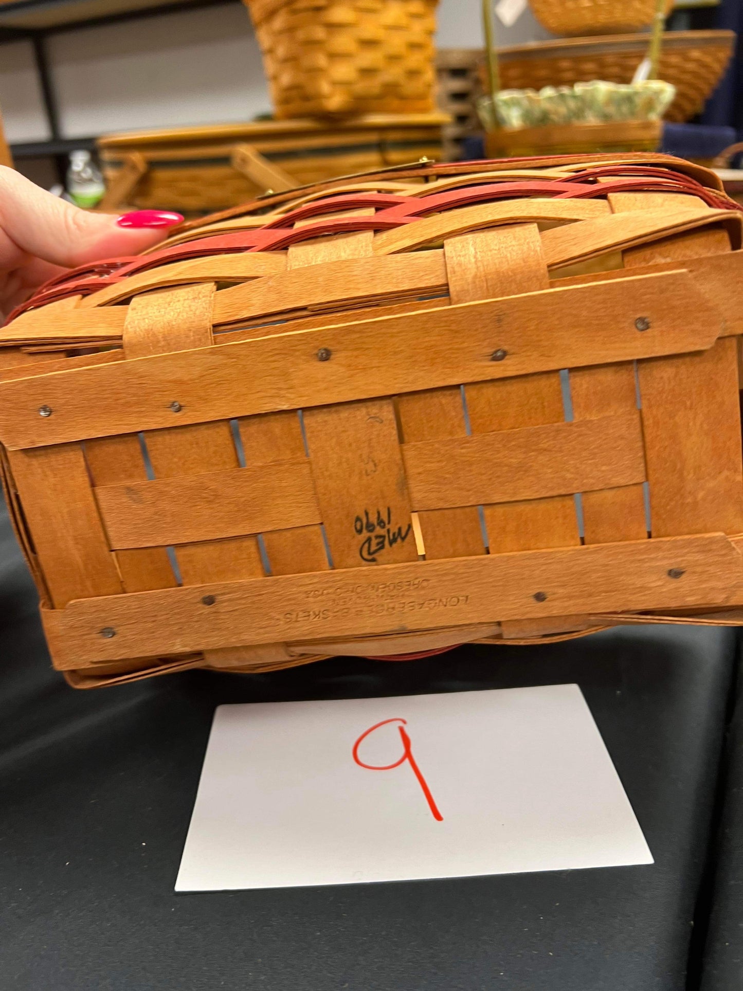 Longaberger 1990 Gingerbread Basket