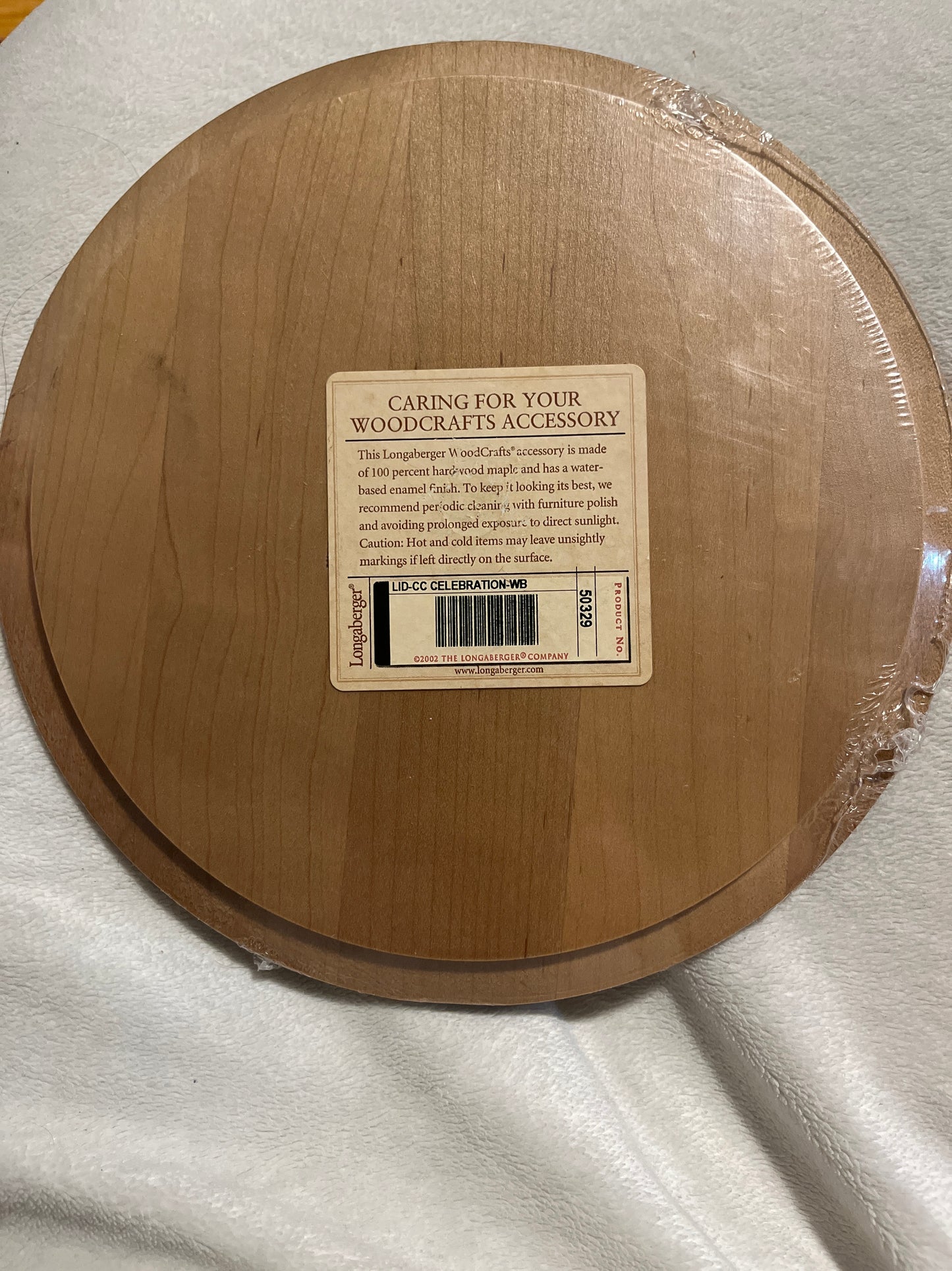 Longaberger 2006 Collector Club CC Celebration Ice Bucket Basket lid