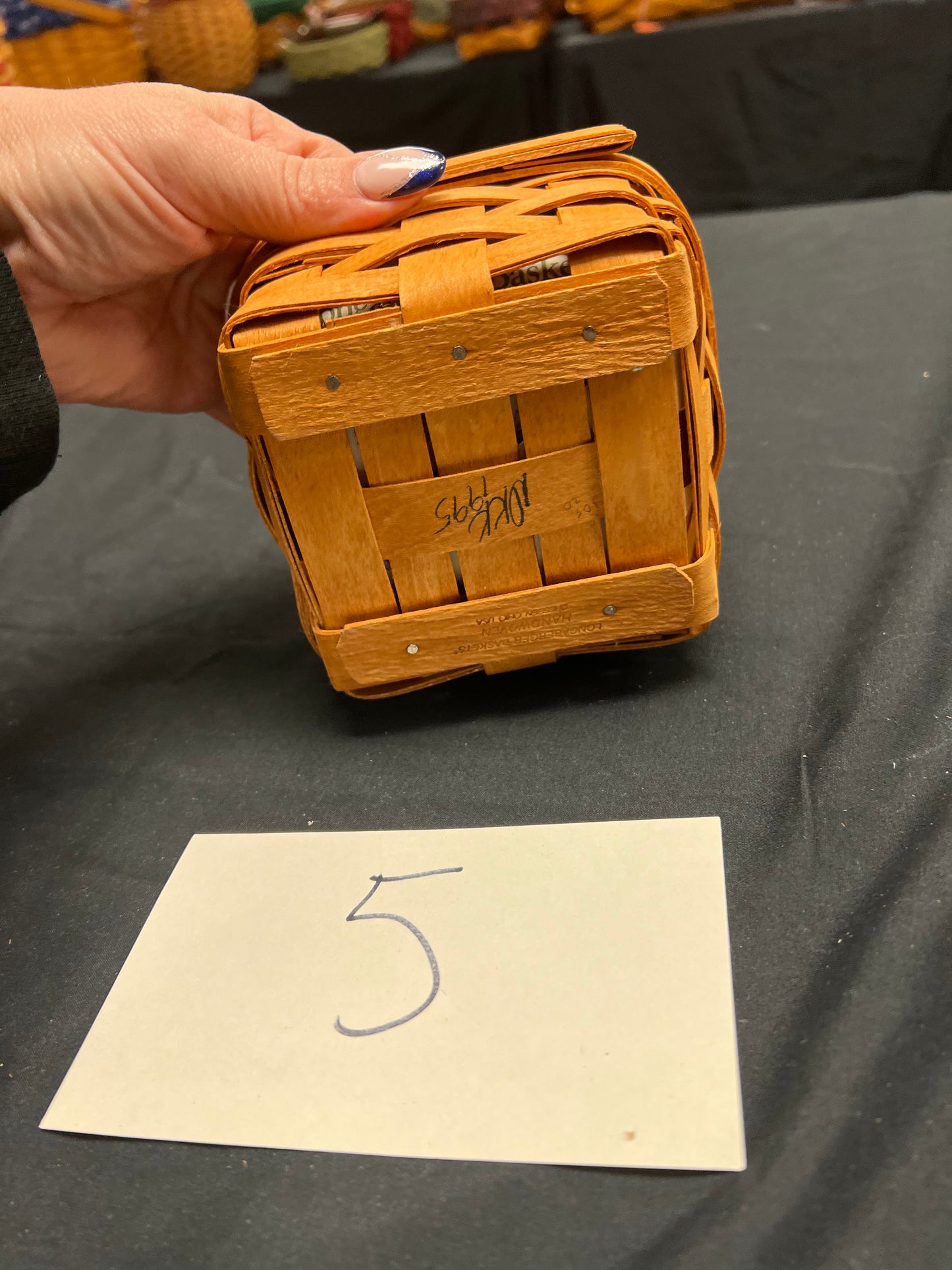 Longaberger sweet basil basket