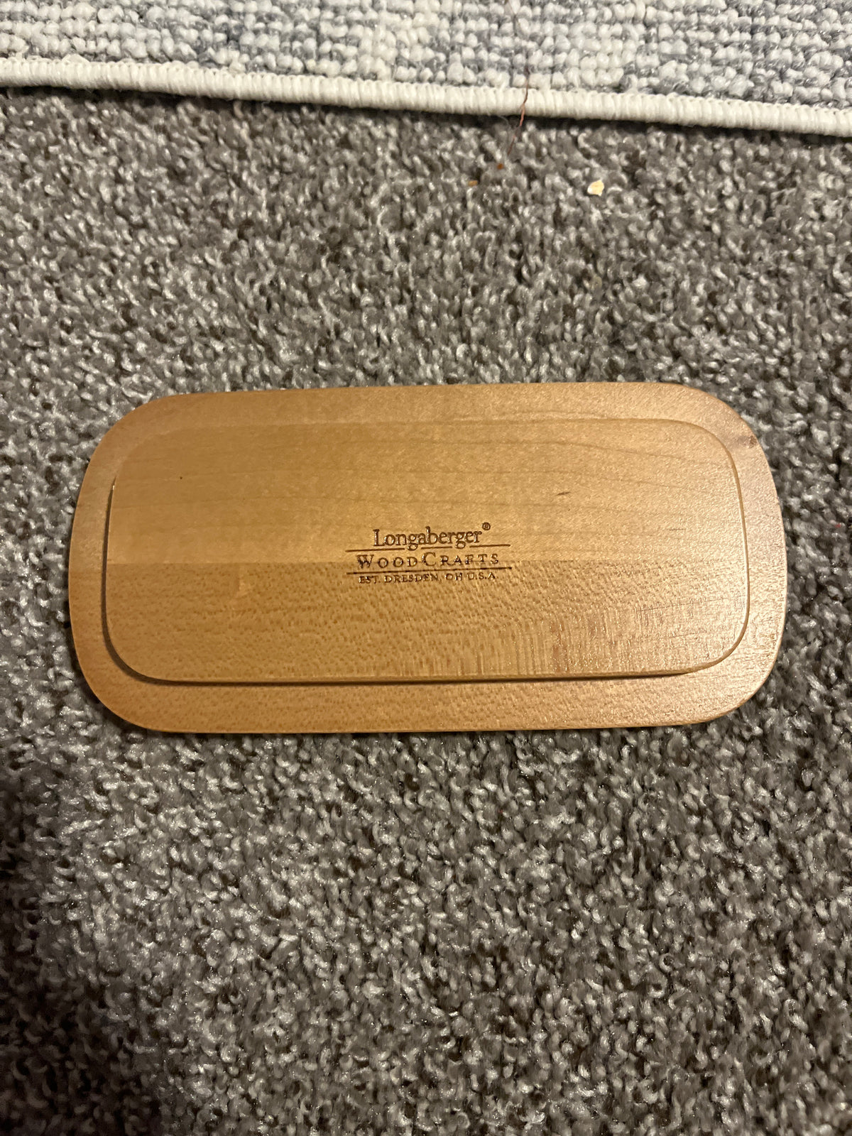 Longaberger 6.5”x3.25” lid
