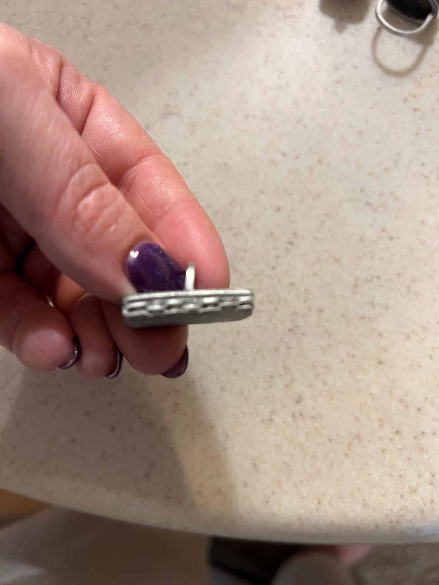 Longaberger pewter basket