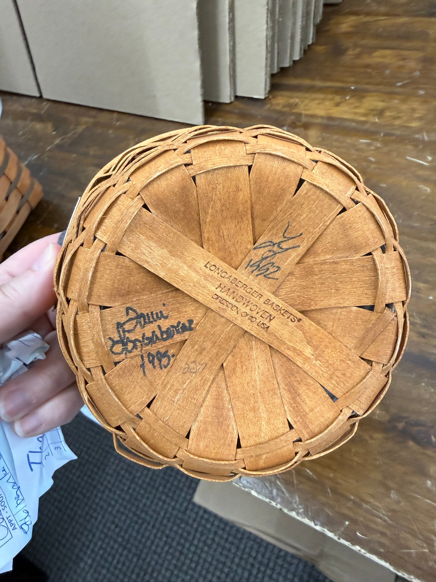 Longaberger discovery basket with liner