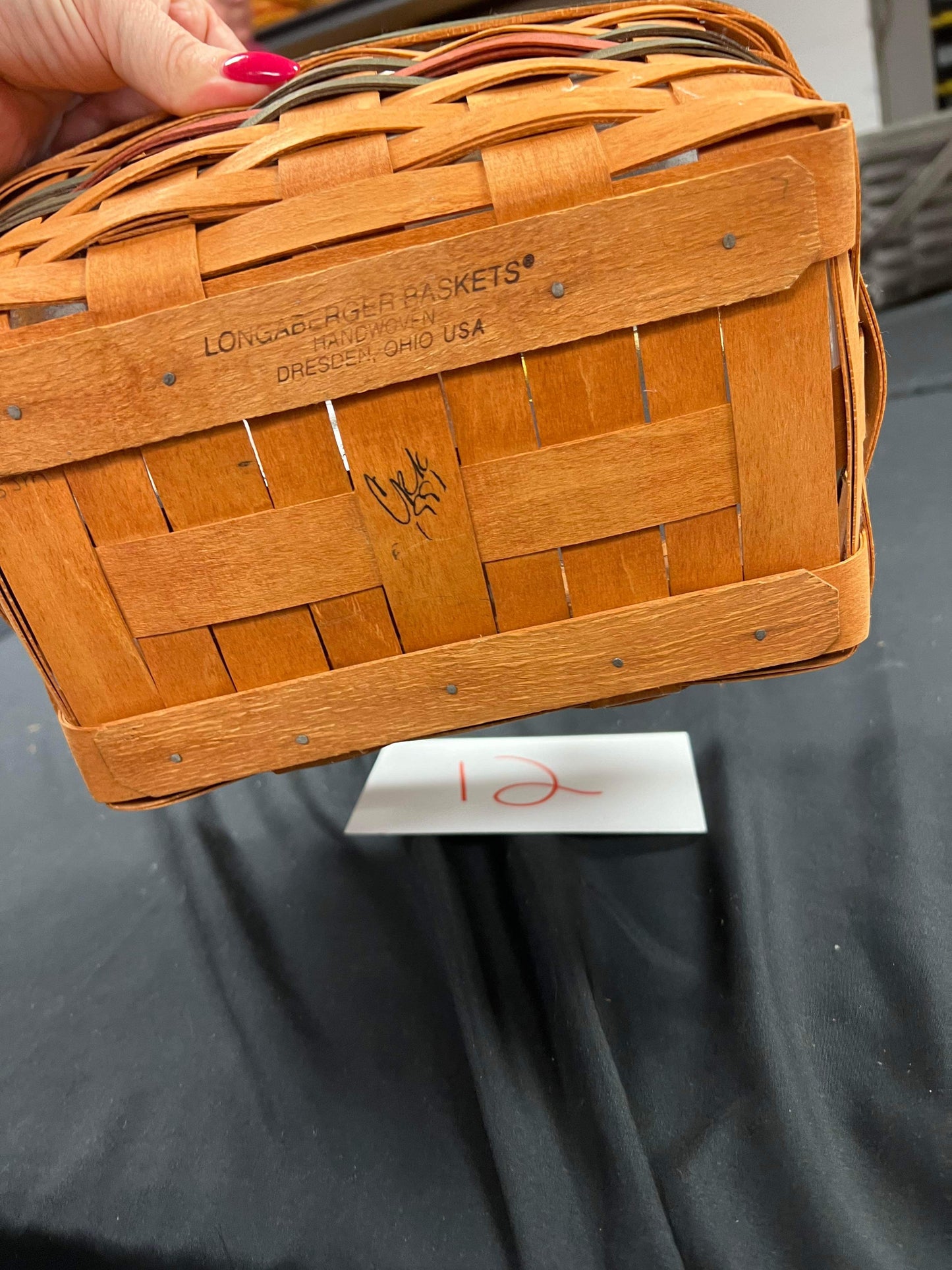 Longaberger 1991 Hostess Easter Basket with Protector