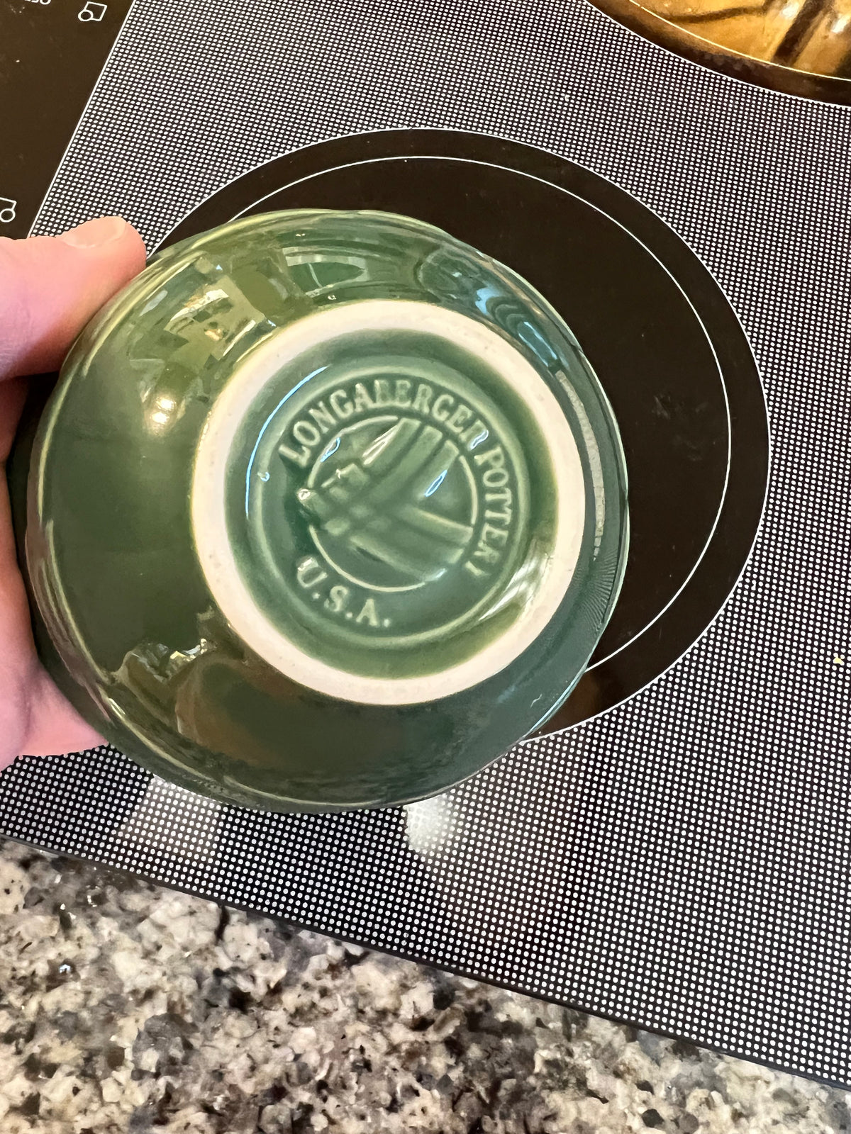 Longaberger dessert bowl in ivy