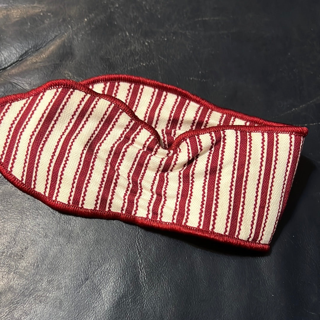 Longaberger red tick handle tie