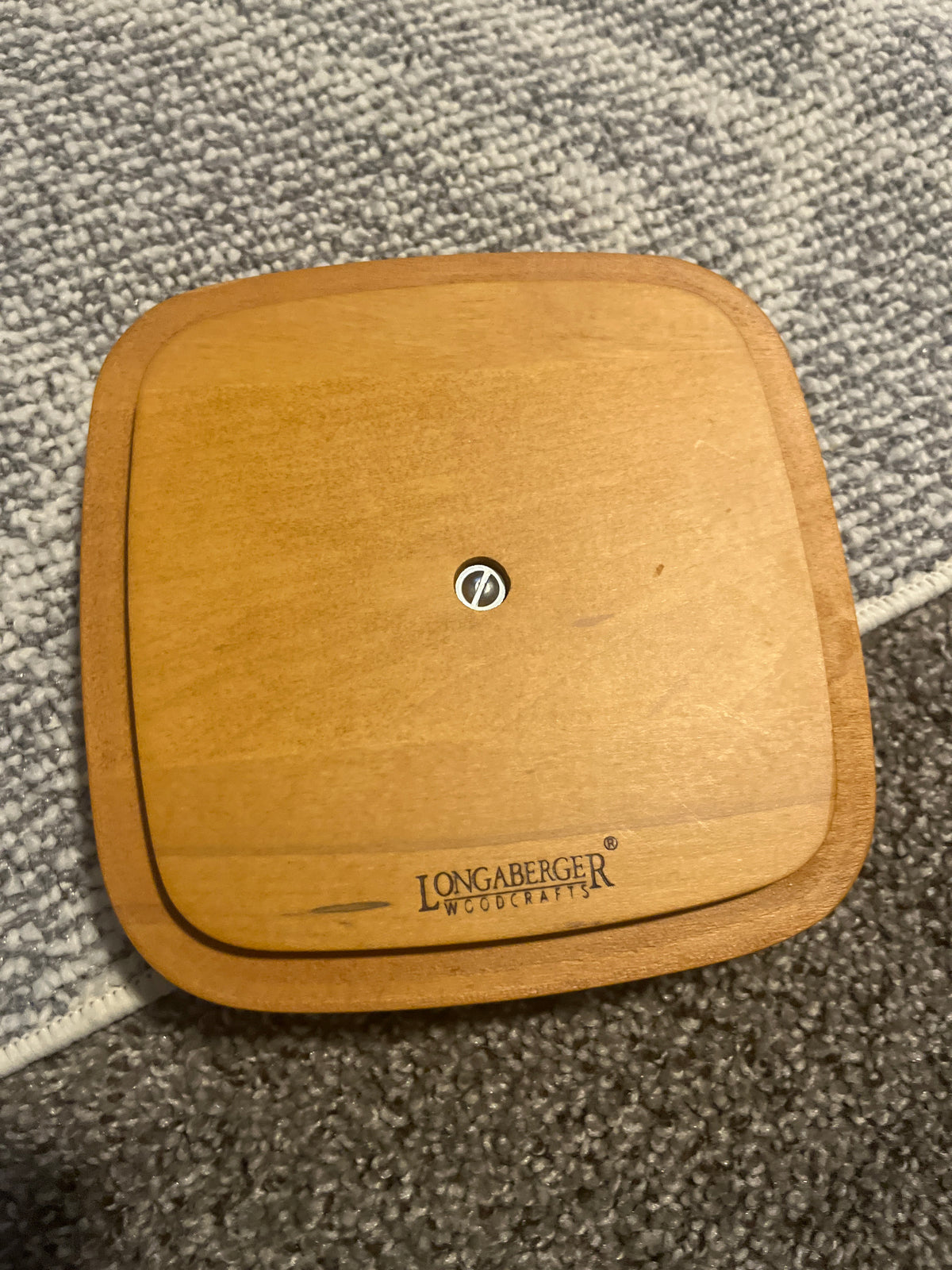 Longaberger 6.5” square lid