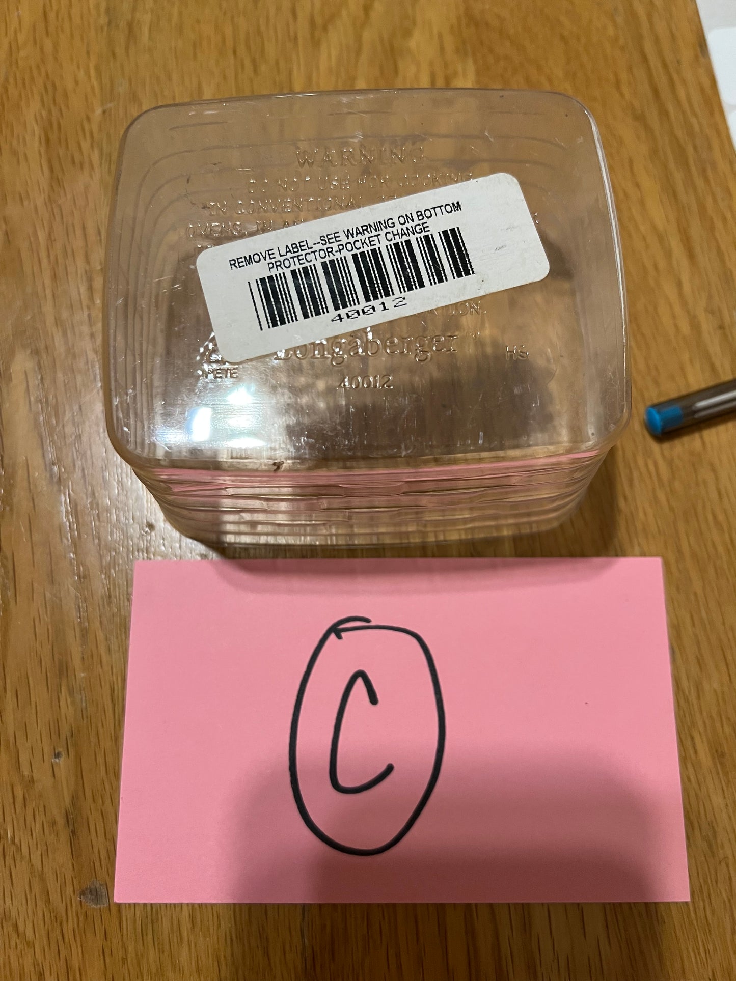 Longaberger Pocket Change Protector