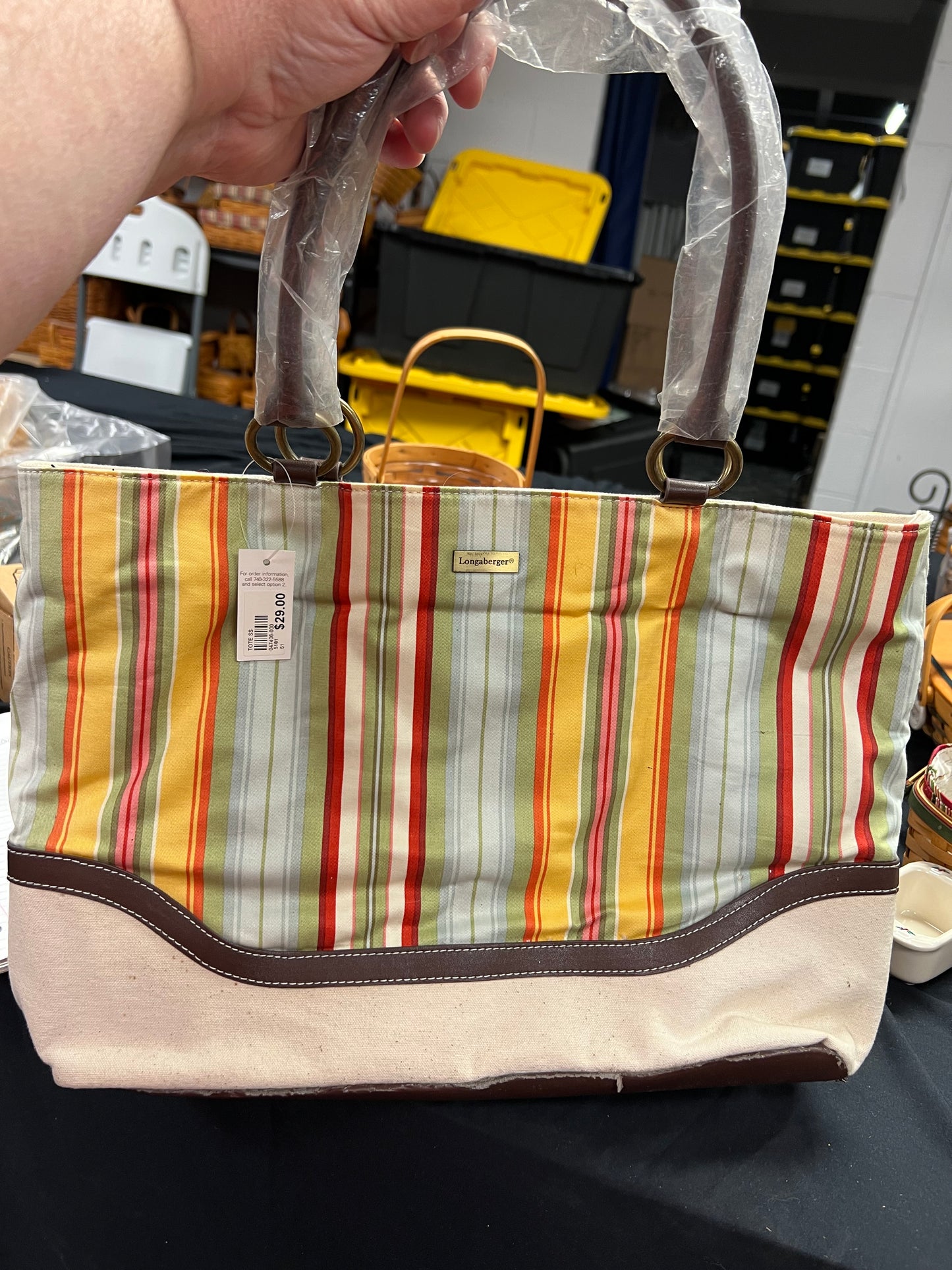 Longaberger tote bag