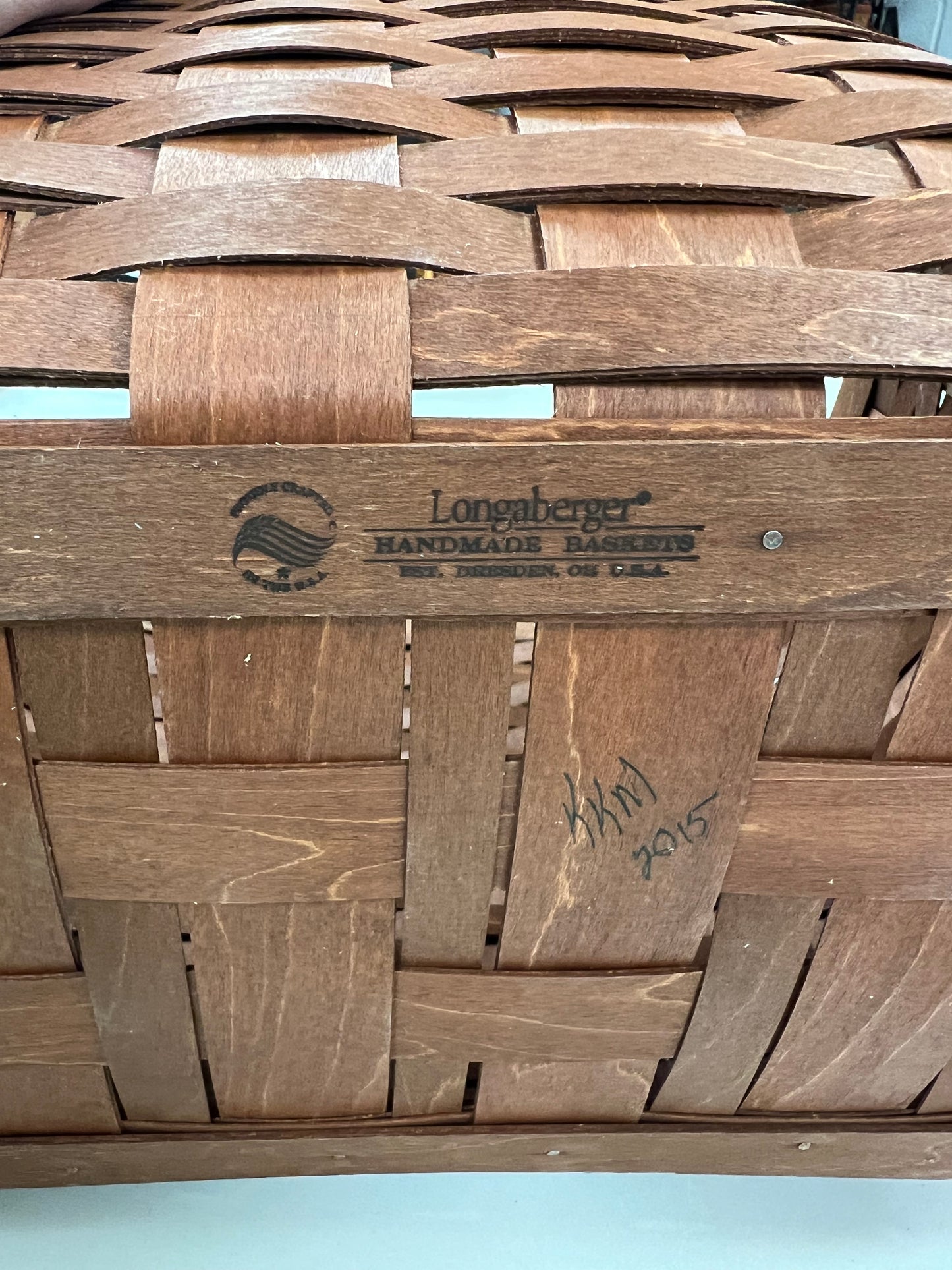 Longaberger wine/picnic basket