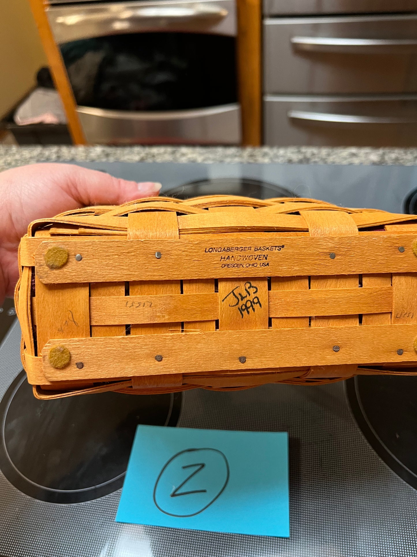 Longaberger Candle Basket with Liner and Protector