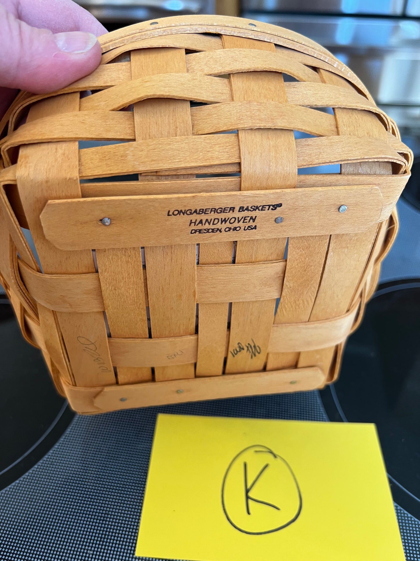 Longaberger Small catch all basket with protector