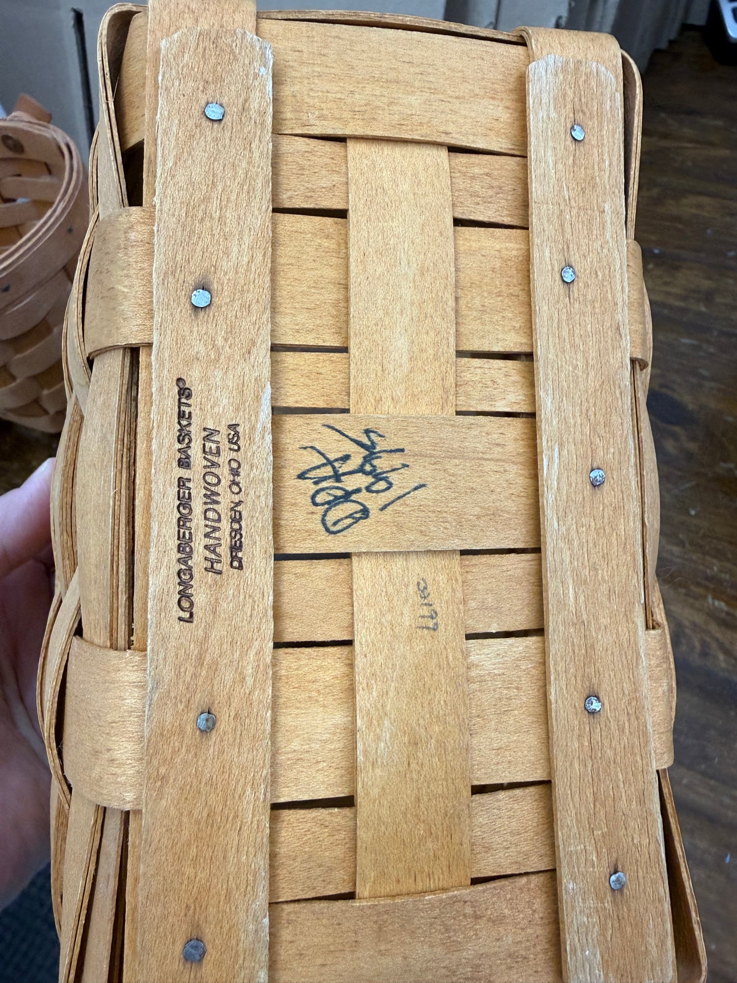 Longaberger recipe basket
