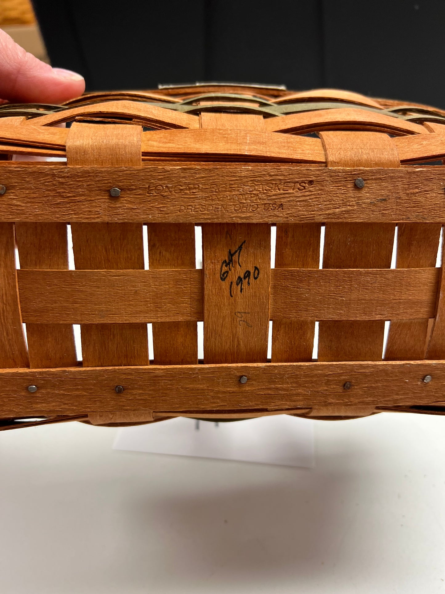 Longaberger gingerbread basket